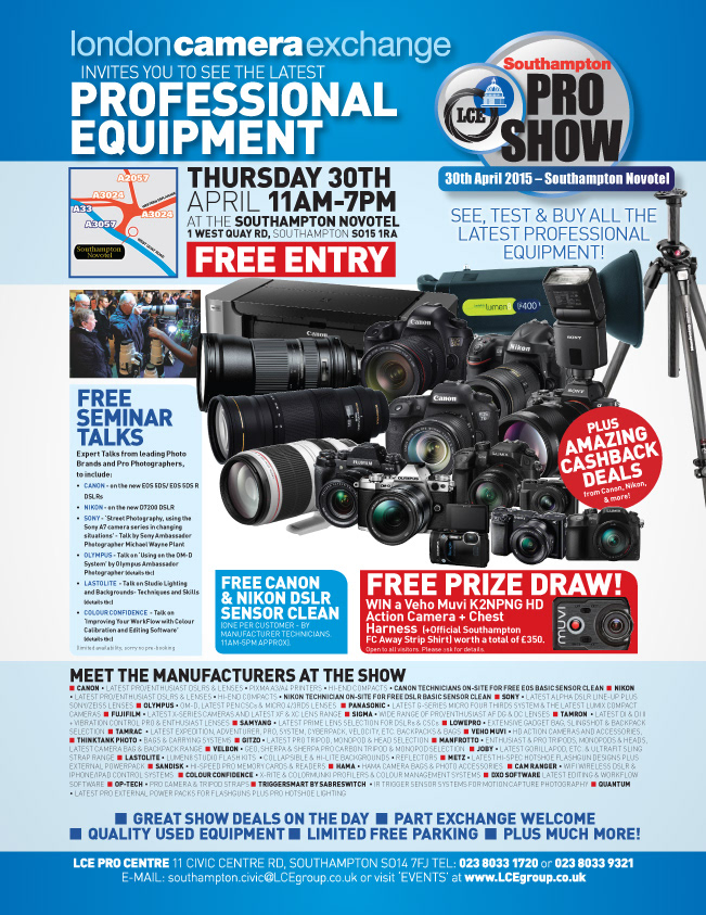 LCE Pro-Show full page advert