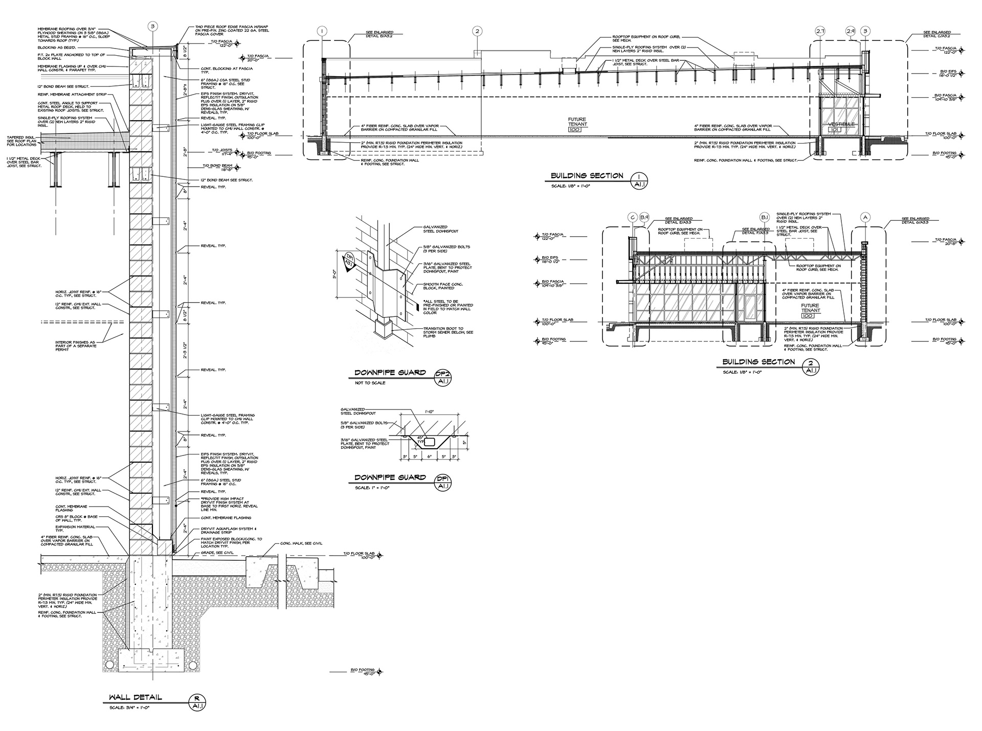 CD Exterior - Building Section