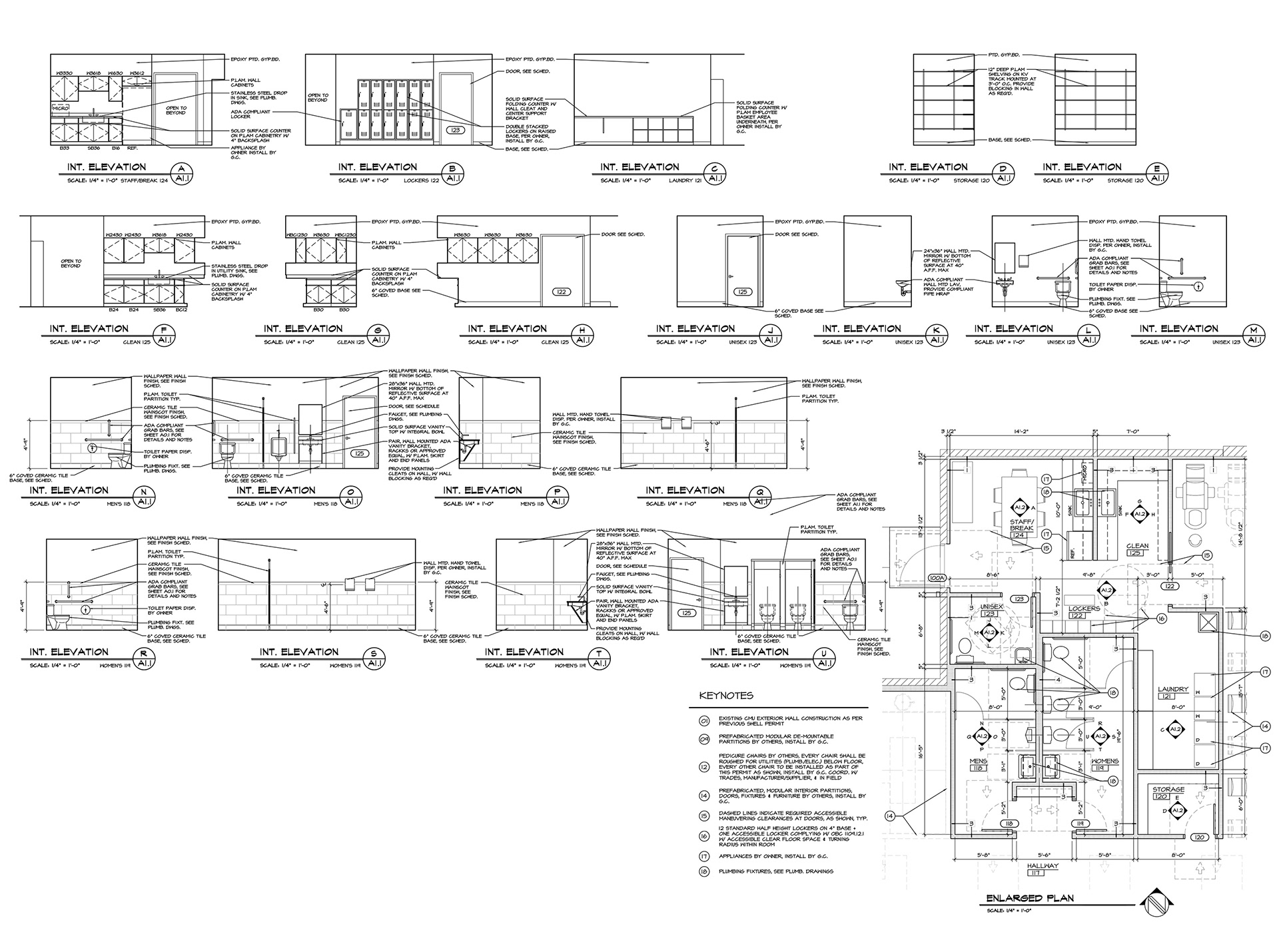 CD Interior - Elevations