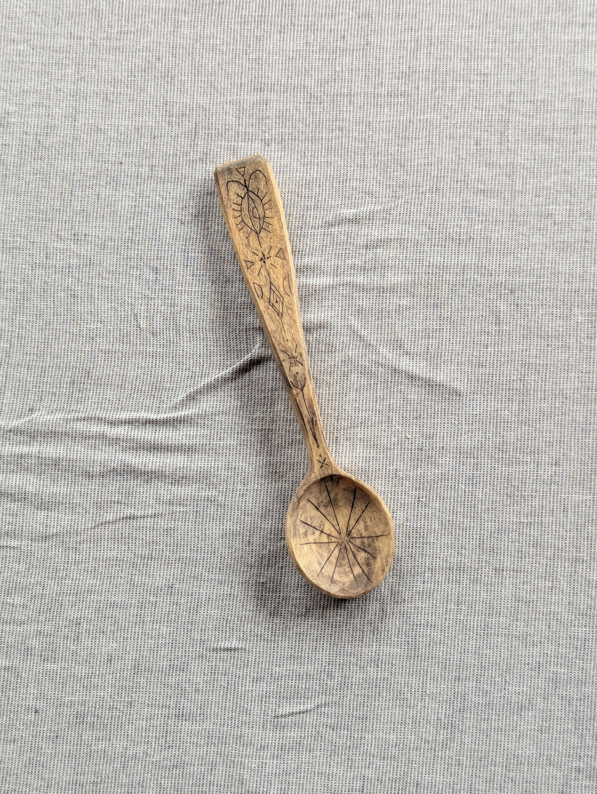 No. 17 / Teelöffel mit Kolrosing - 12 cm - Apfel, Zimt, Hanföl - 20 €