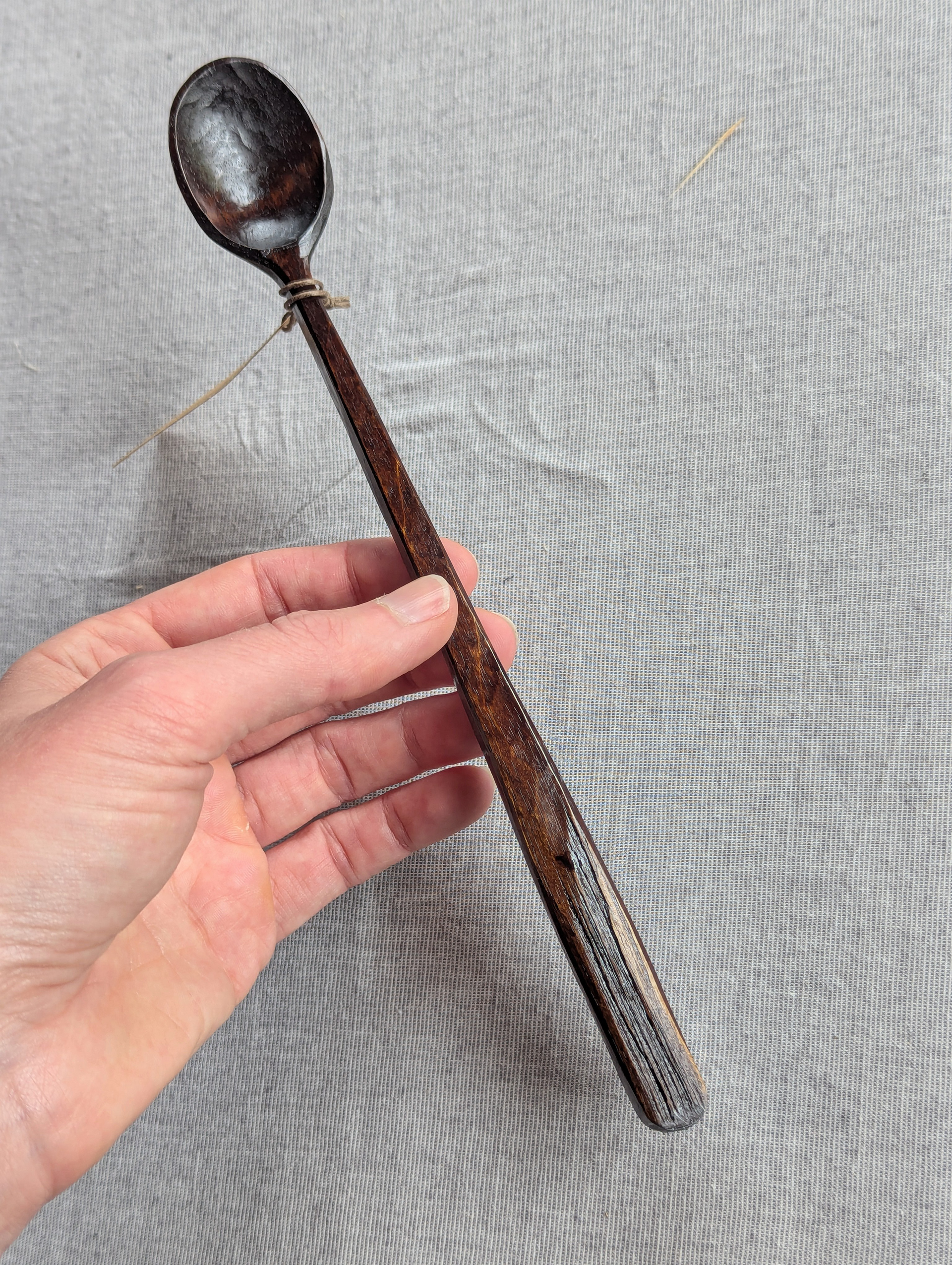 No. 28 / Teelöffel - 22 cm - Hasel, Ki-Urushi - 26 €