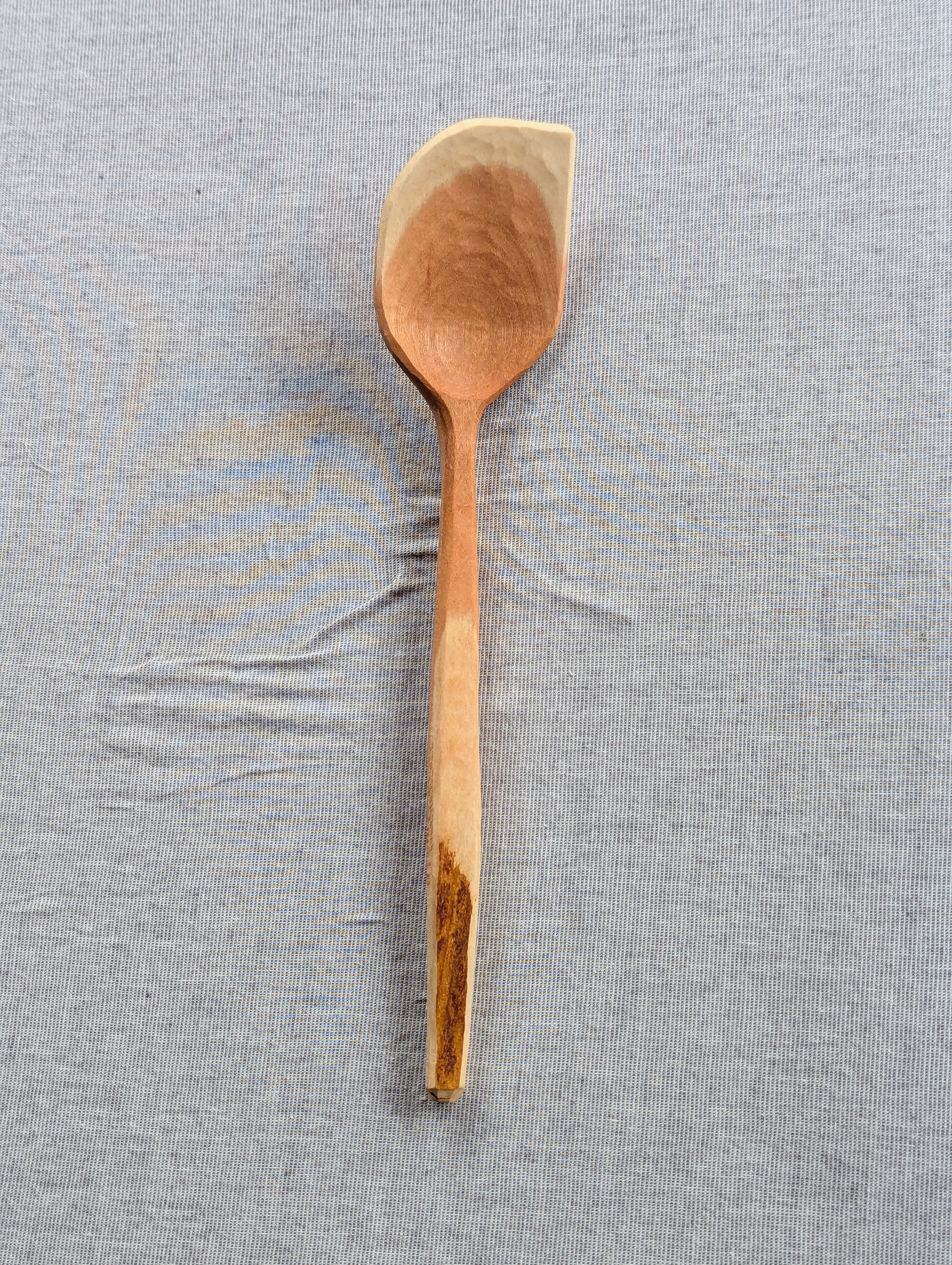 VERKAUFT - No. 12 / Kochlöffel - 22 cm - Kirsche, Hanföl - 20 €