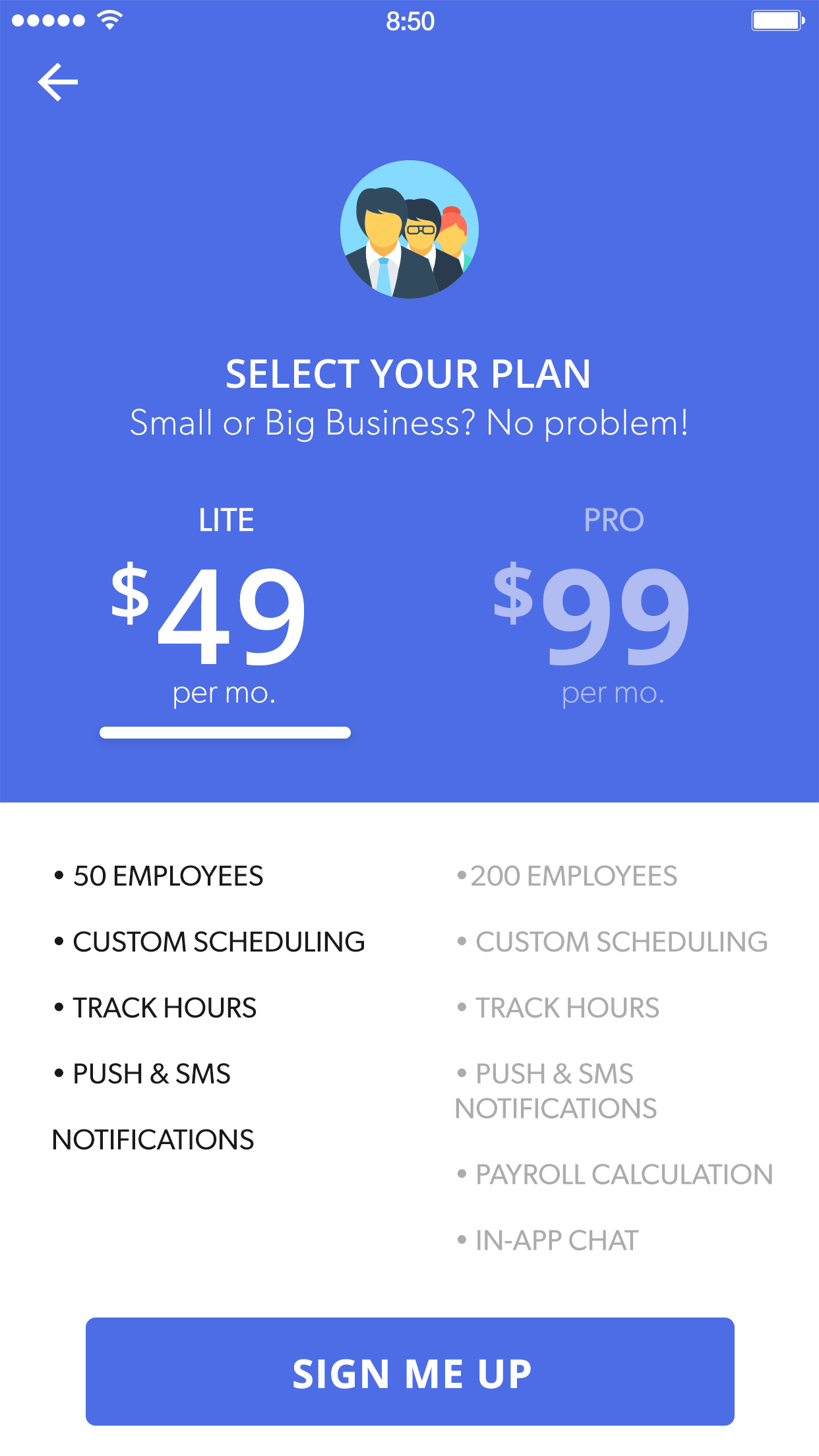 Select Plan $49
