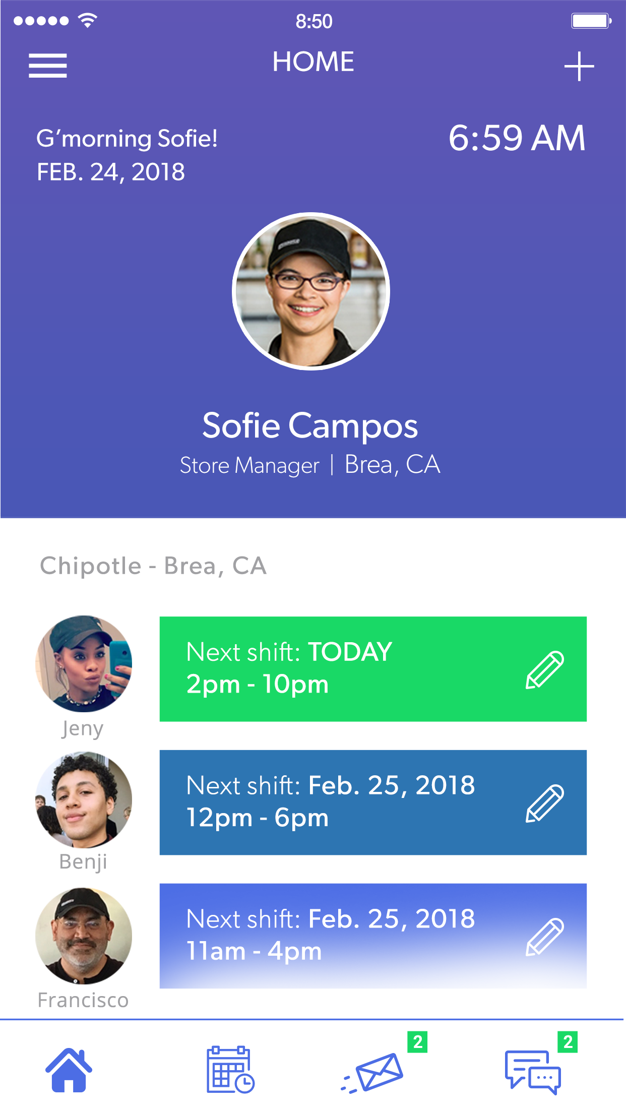 Manager Dashboard