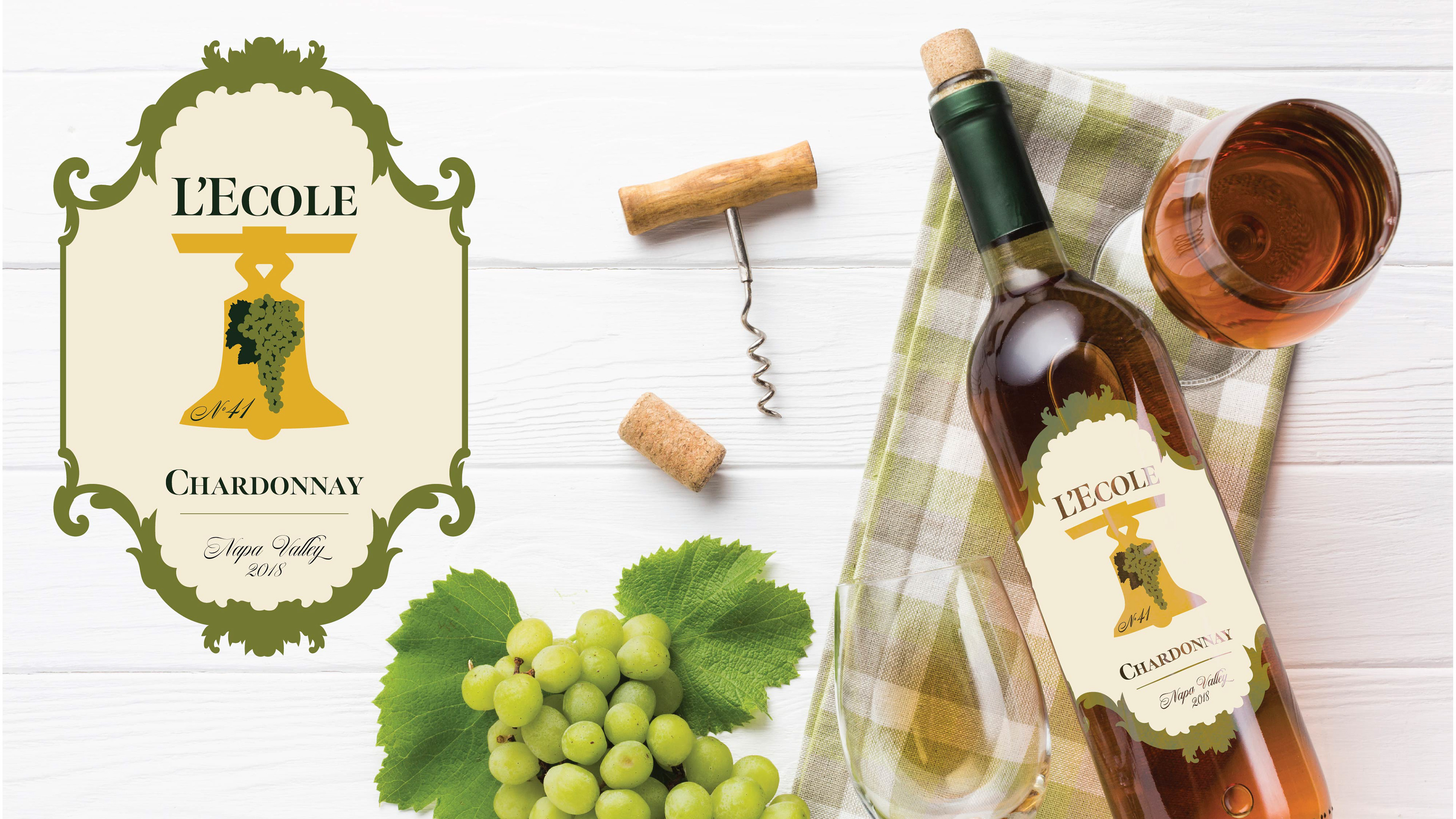 Lable and Bottle Mockup