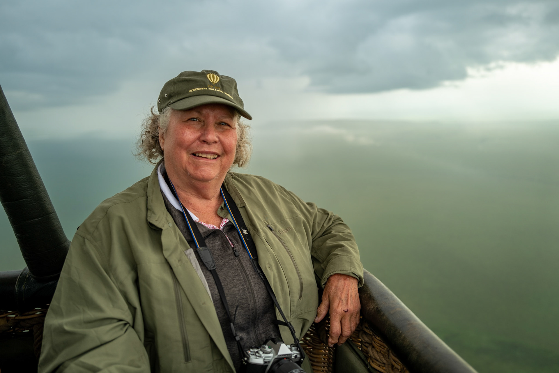 Betsy Smiling in Balloon -Serengeti