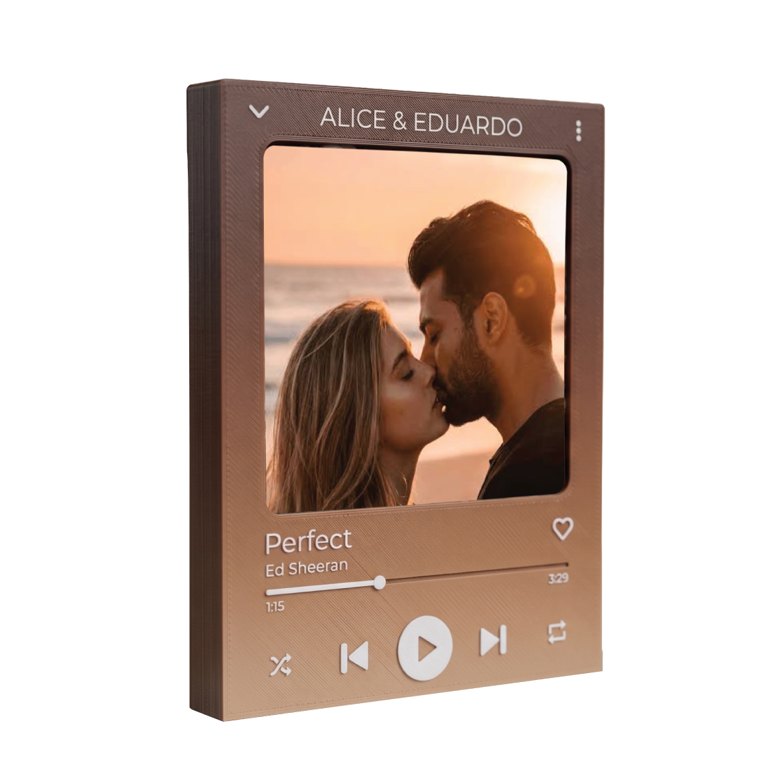Leitor de música para casais