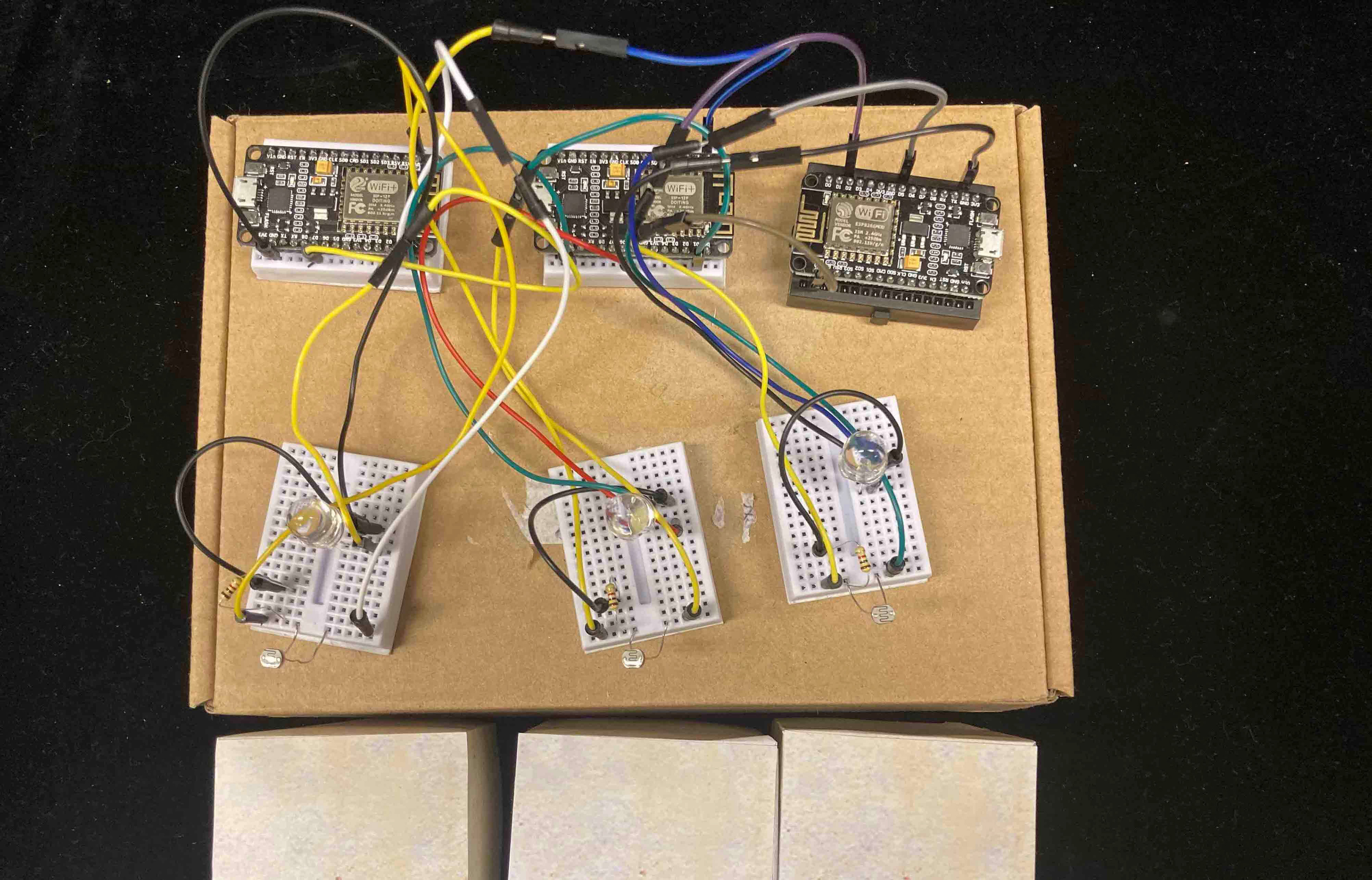 Photoresistors with LEDs