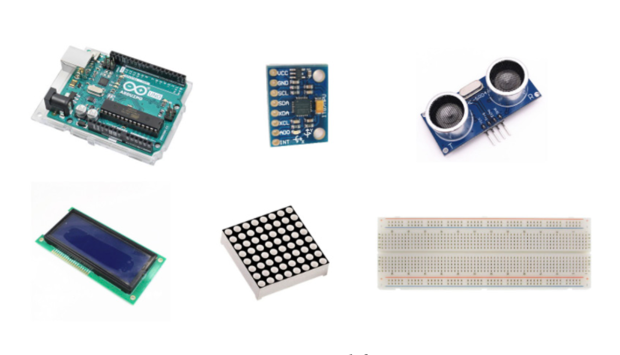 Components of prototype#1-3