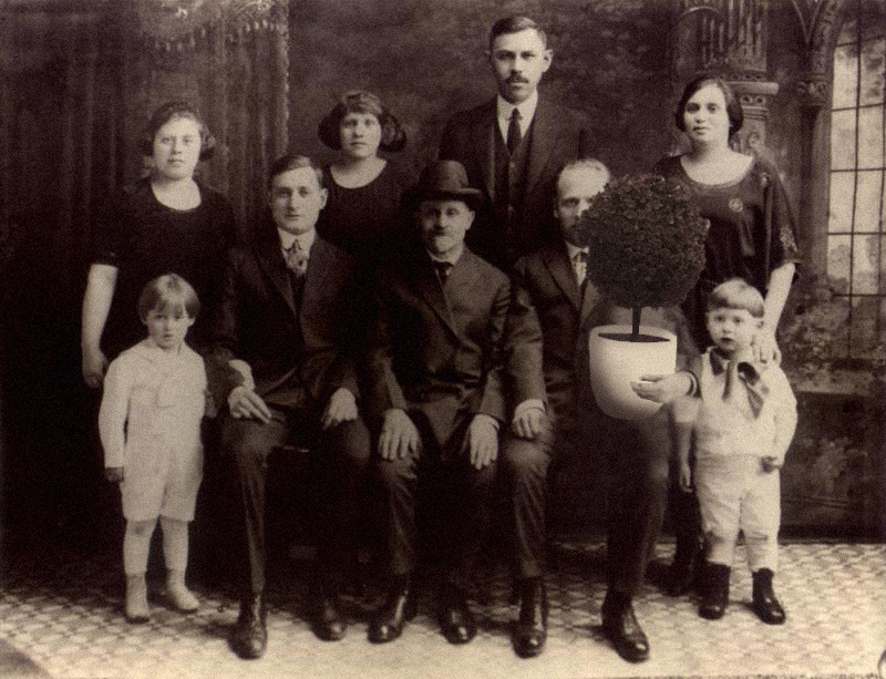 family picture showing the status of a tree
