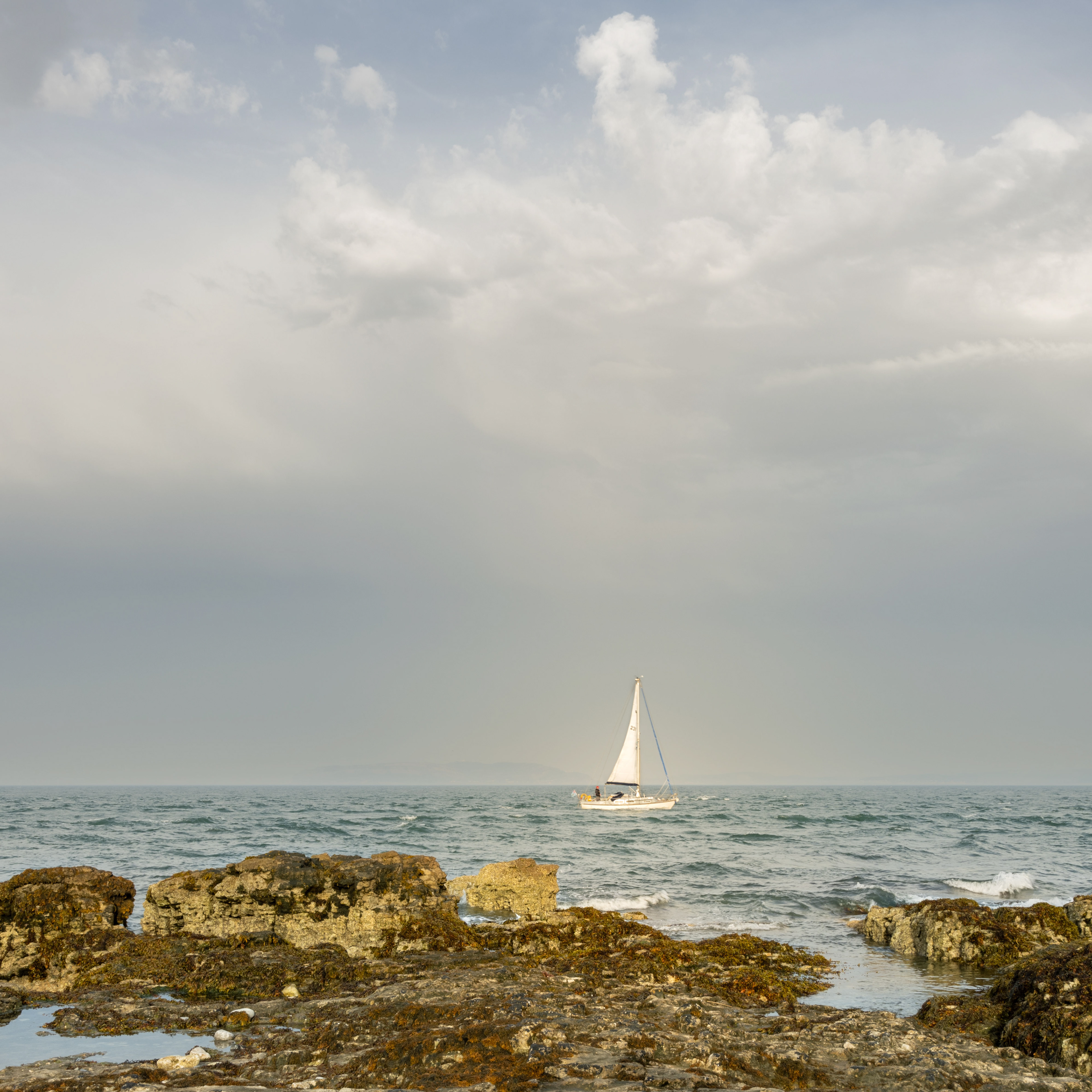Sailing off Penmon Point