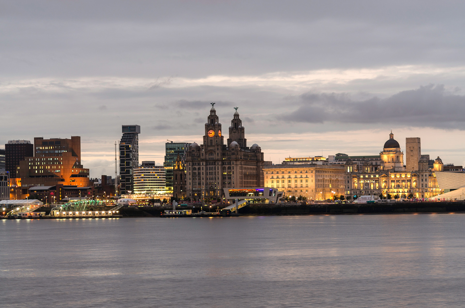 Liverpool Waterfront 16x12 Fine Art Print £30.00 In a white mount and backboard