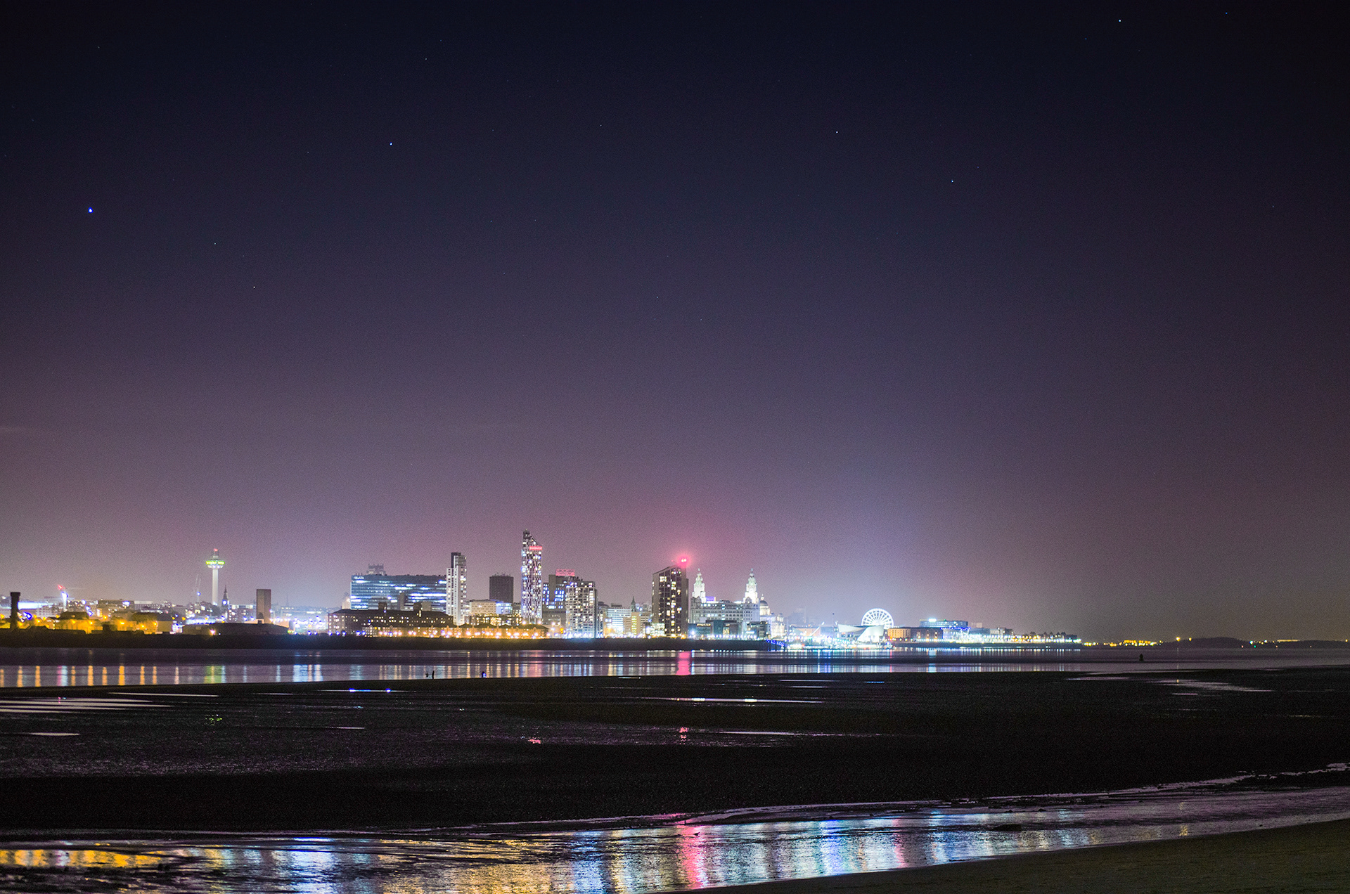 Liverpool Waterfront by Night