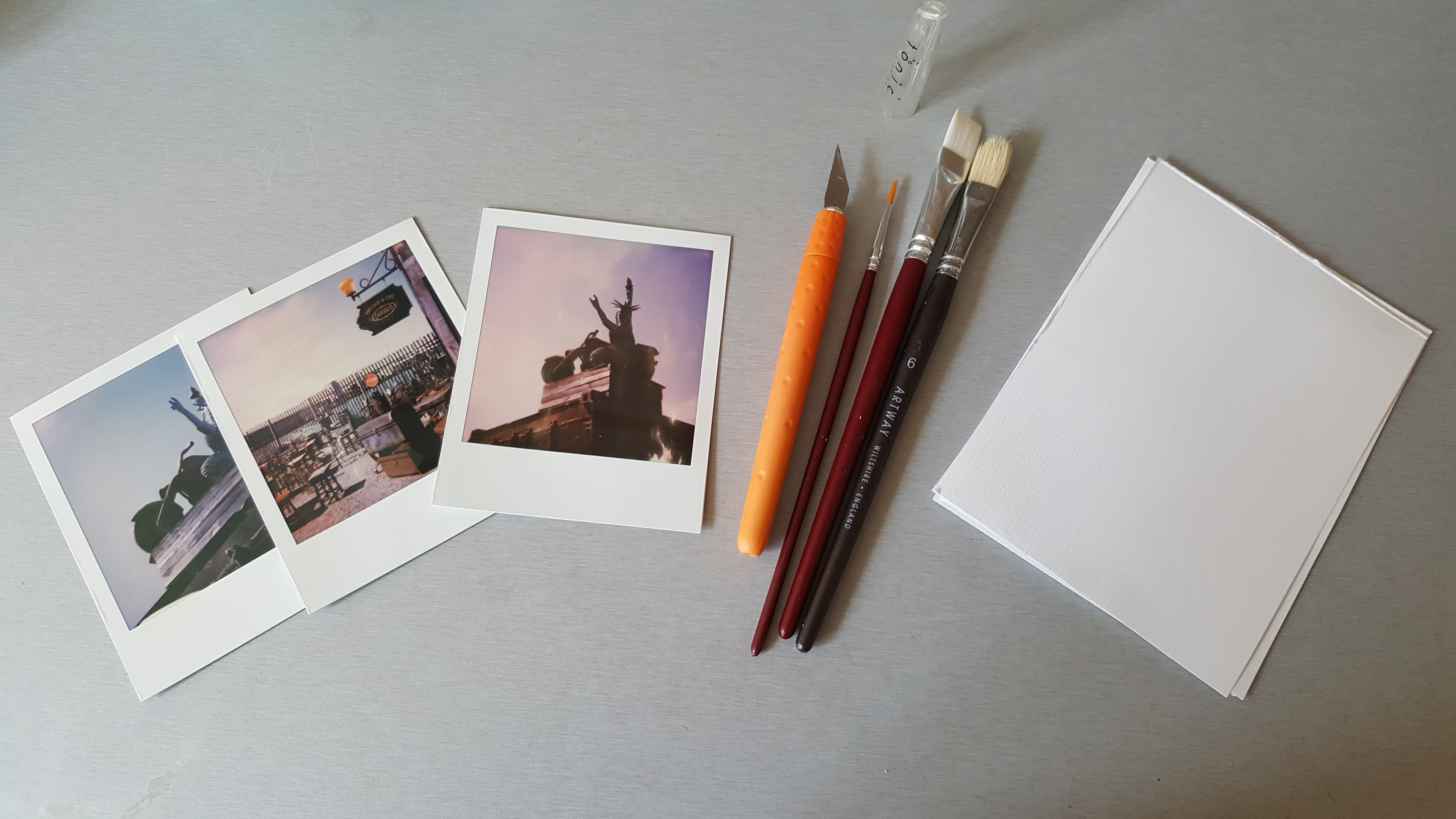 The art to a Polaroid Lift  ​  That's a tricky one, as there are quite a few video tutorials out there and i have watched many of them, so really my technique is borrowed from several different sources and suites me for what i want.  ​  ​  ​  ​  ​