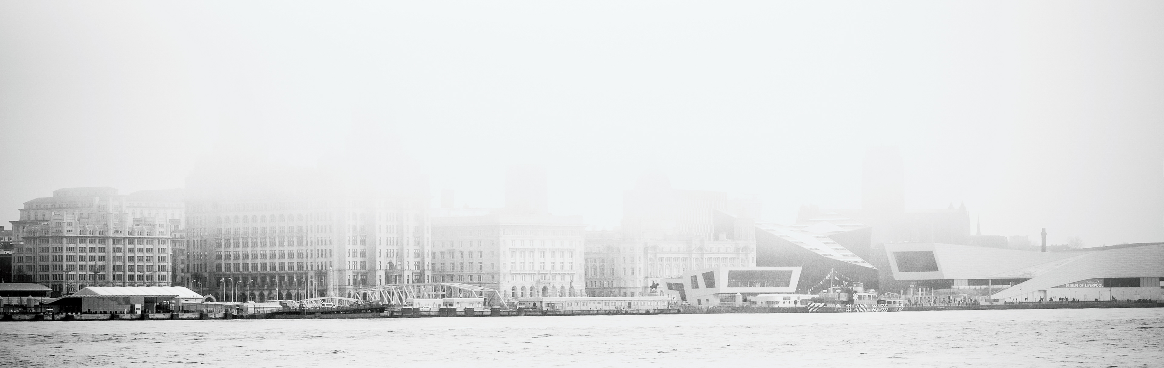 Liverpool Waterfront in the Fog