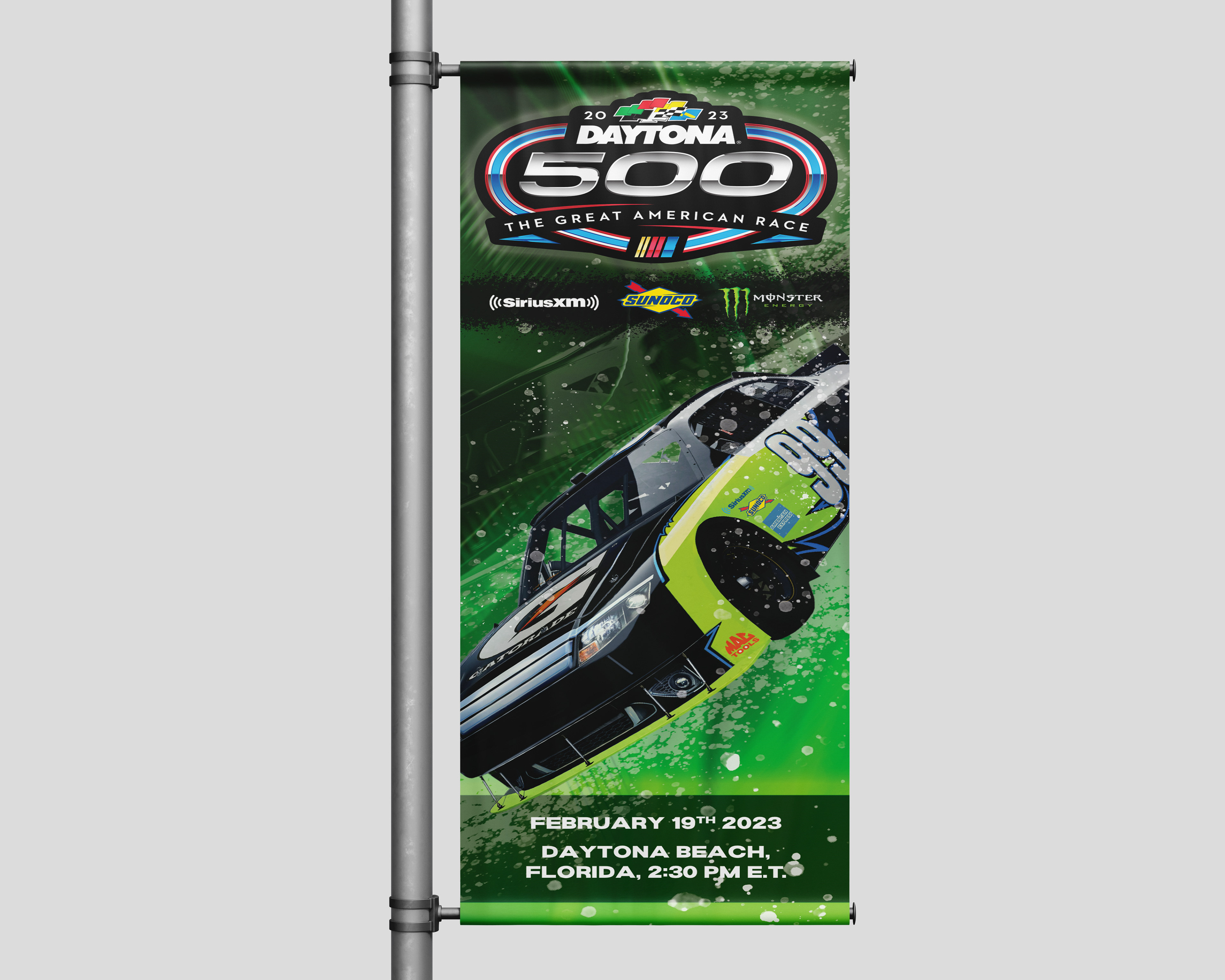 Vertical Banner Mock-up & Design