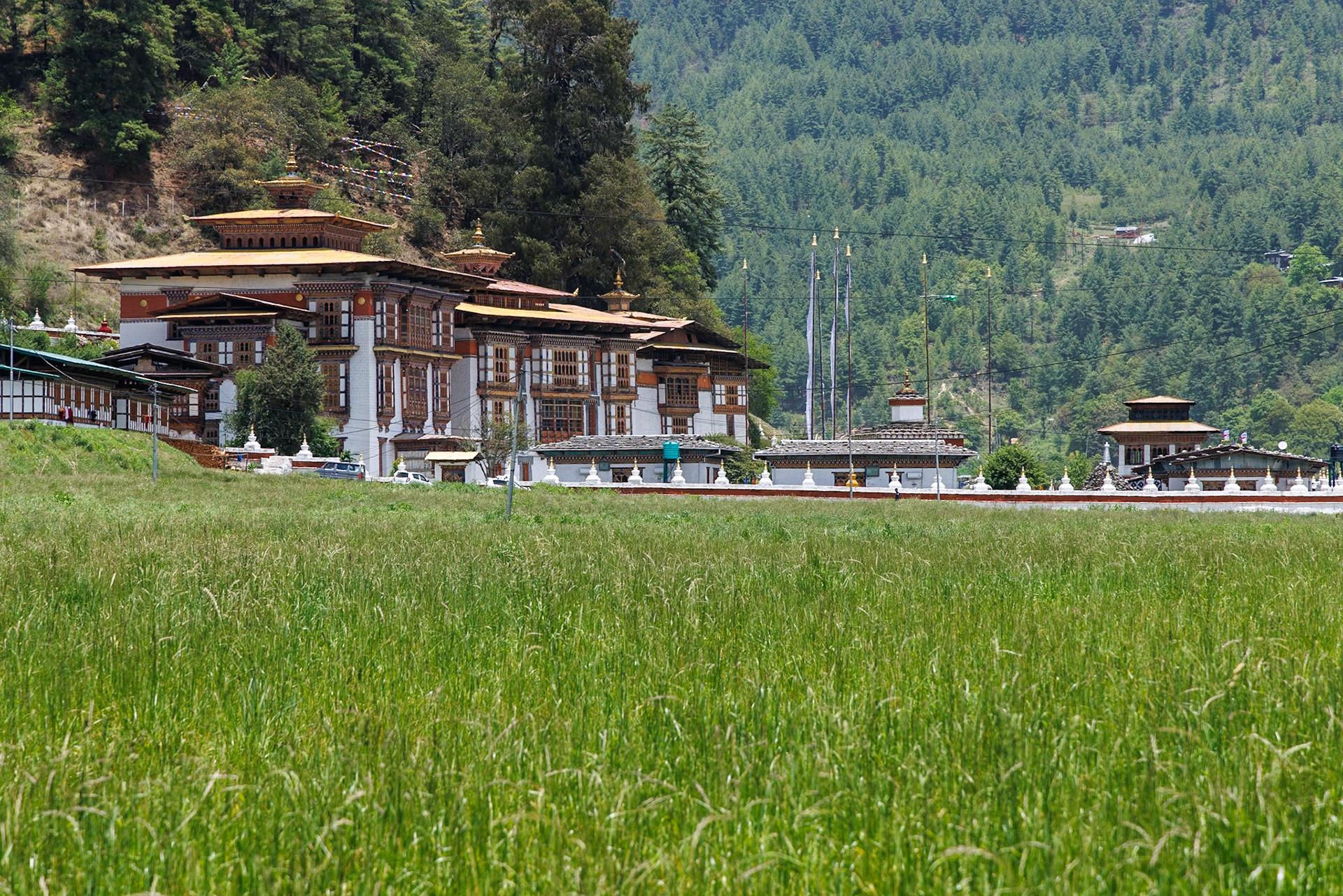 The Kurjey is also known as Kurjey monastery which is located in Bumthang valley. This large, active and important temple complex is named after the body (kur) print (jey) of Guru Rimpoche which is preserved in a cave inside the oldest of the three buildings. The first of the three temples, Guru Lhakhang is the oldest and was built in 1652 by Mingyur Tenpa.