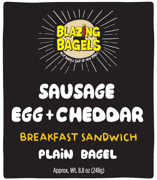 Breakfast Sandwich Labels for Amazon Go