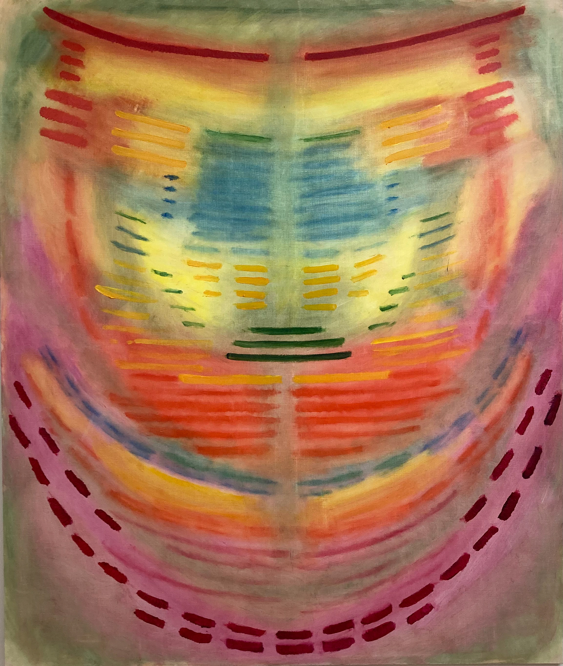 Moniuszko Hall, oil on canvas, 130x110 cm, 2021 / Sala Moniuszki, olej na płótnie, 130x110 cm, 2021