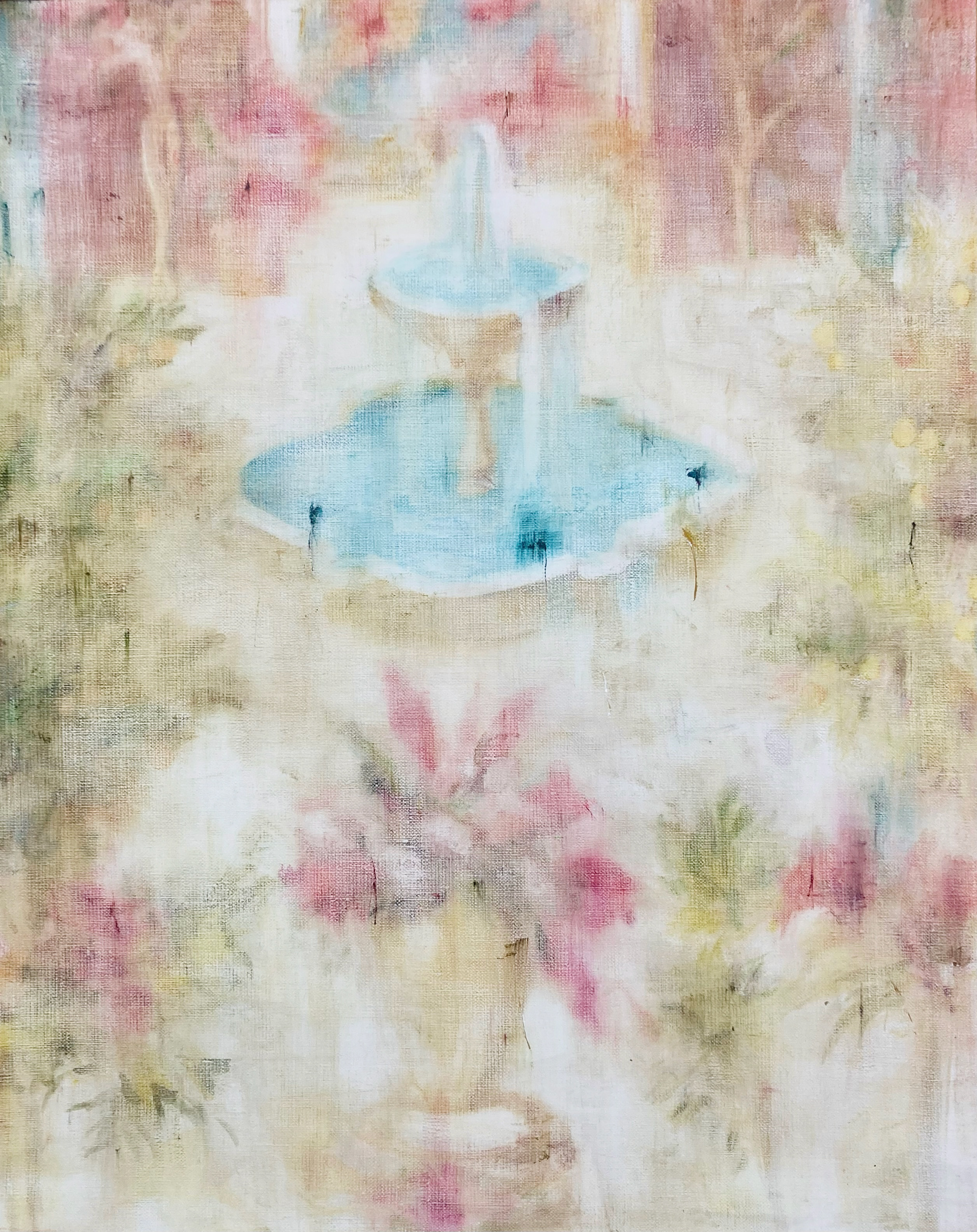 Threads, oil on canvas, 50x40 cm, 2024 / Nitki, olej na płótnie, 50x40 cm, 2024