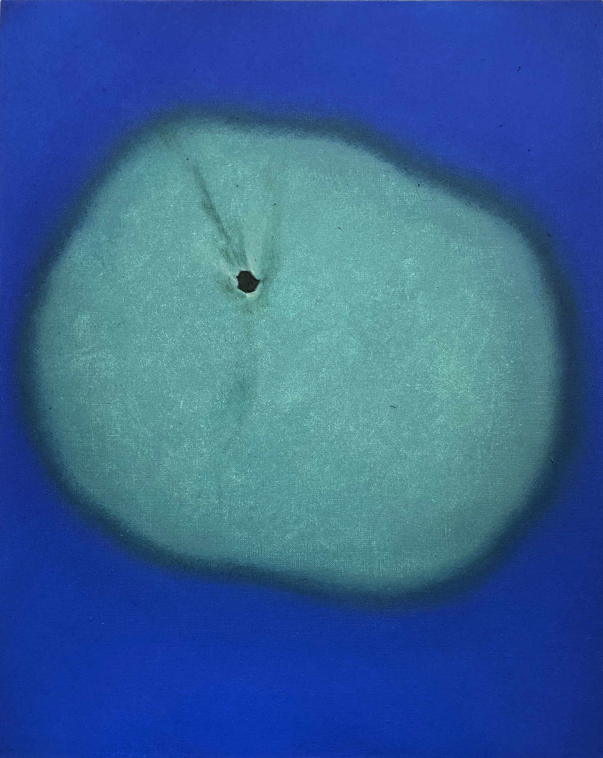 Google island 2, oil on canvas, 50x40 cm, 2023 / Wyspa Google 2, olej na płótnie, 50x40 cm, 2023