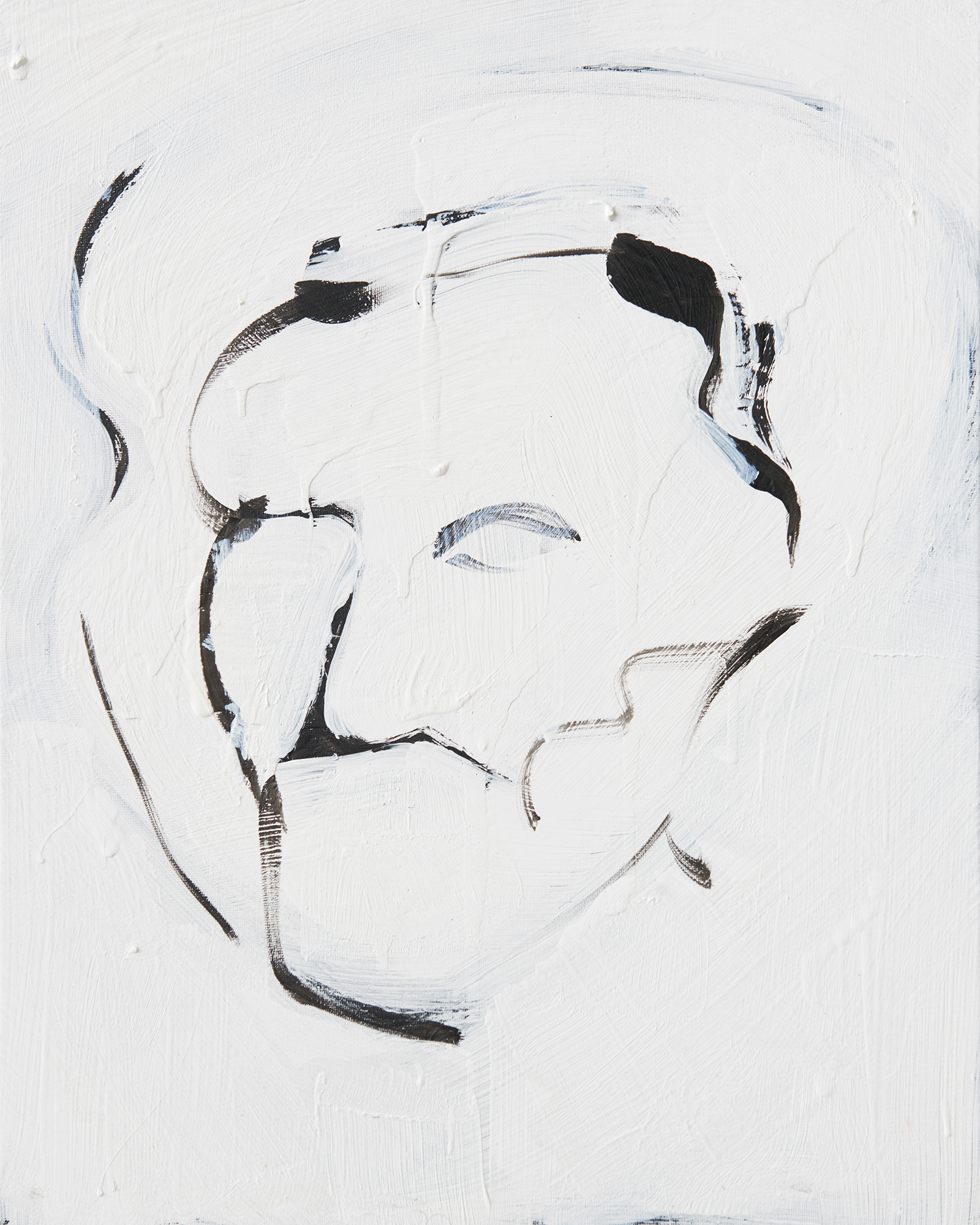 "Dojenie Van Gogha", 2012 akryl, olej, 55 x 38 cm