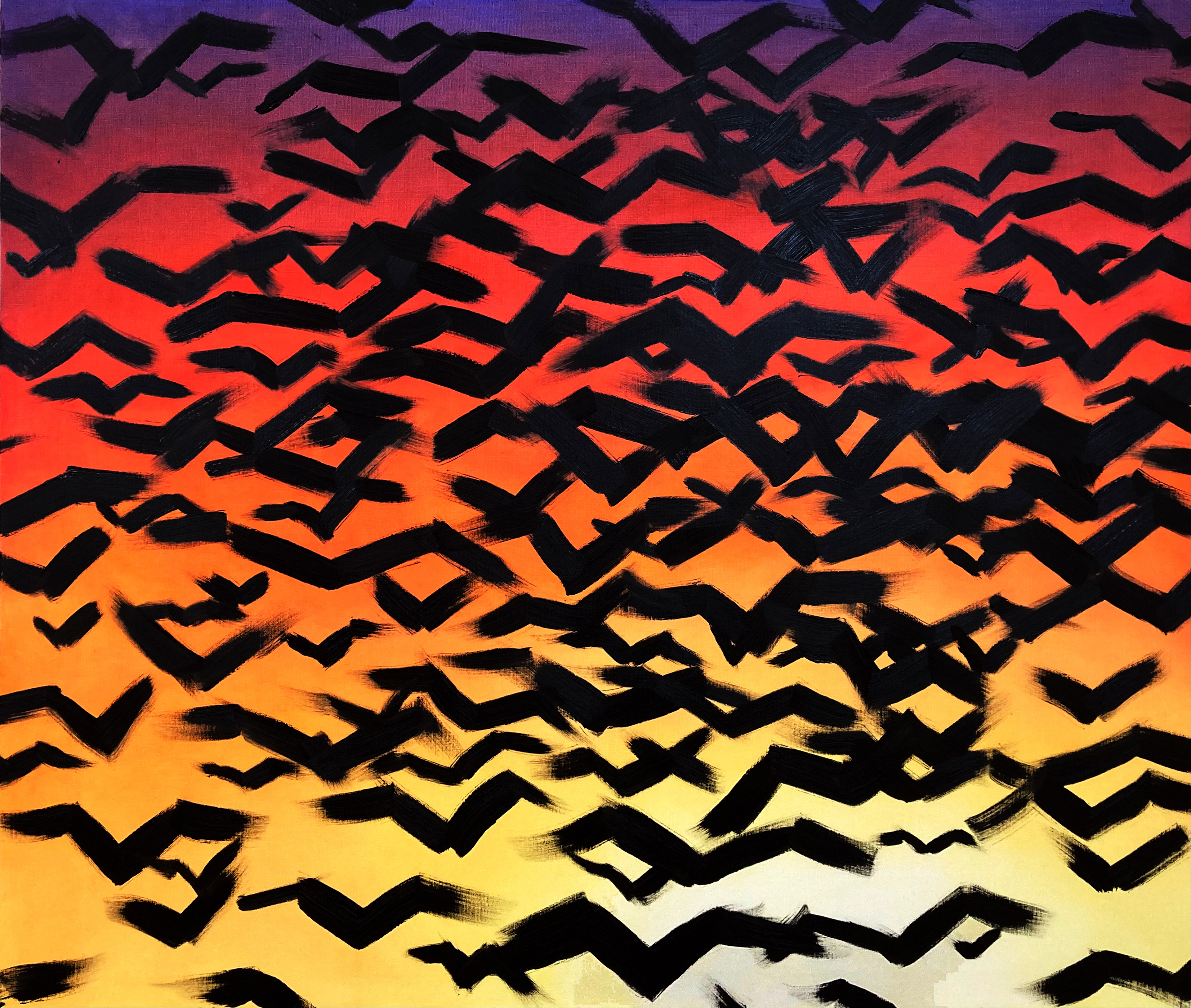 Sweet dreams are made of this, oil on canvas, 110x130 cm, 2021 / Sweet dreams are made of this, olej na płótnie, 110x130 cm, 2021