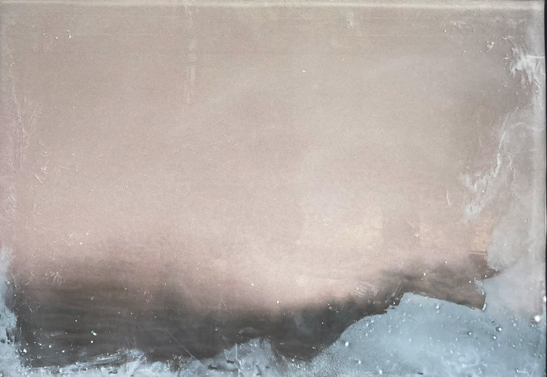 I can't see anything 1, photo print, plexi, acrylic, 70x100 cm, 2015/2019 / Nic nie widzę 1, wydruk fotografii, plexi, akryl, 70x100 cm, 2015/2019
