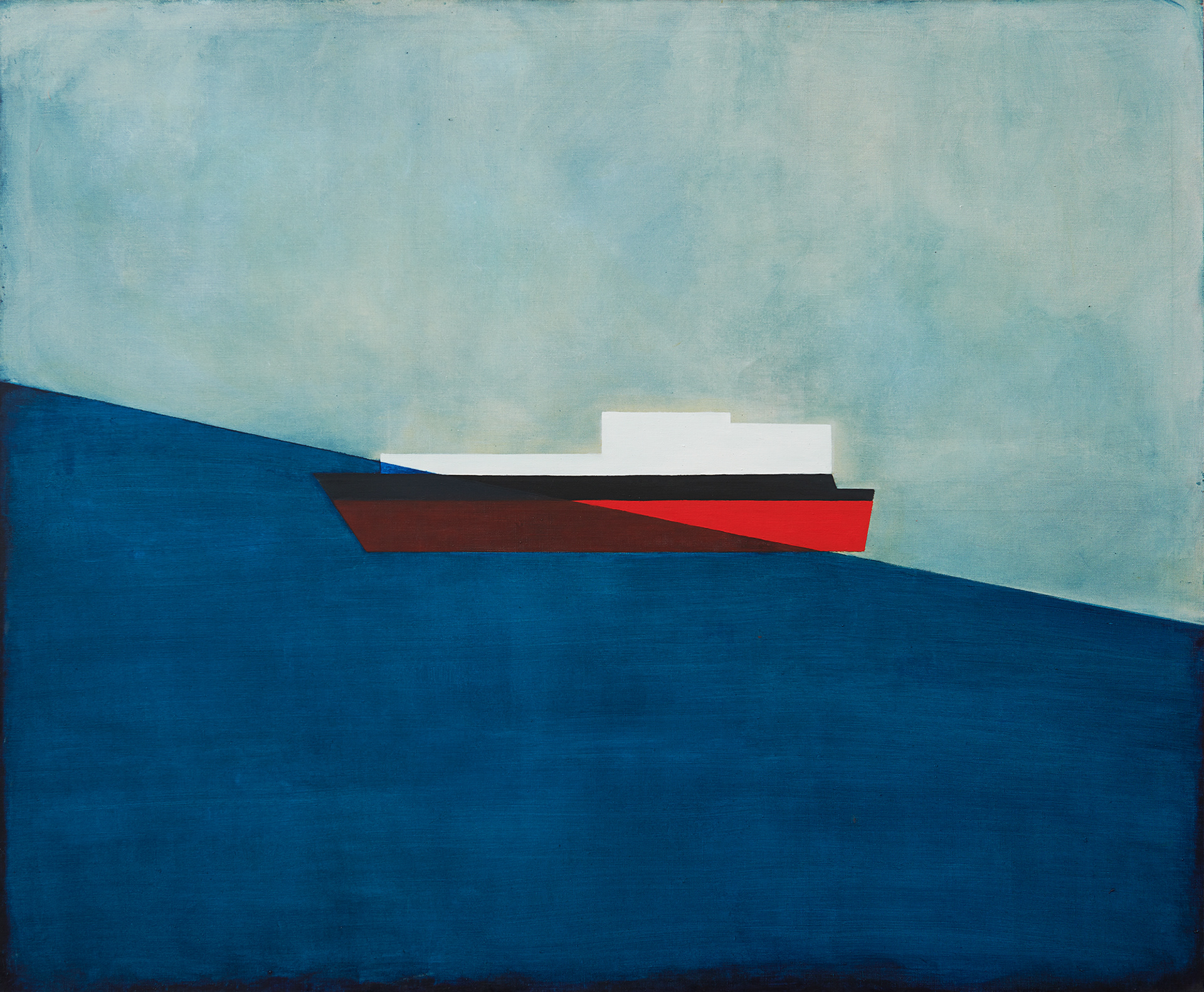 Only peace can save us, oil and paste wax on canvas, 170x140 cm, 2018 / Tylko spokój nas uratuje, olej i pasta woskowa na płótnie, 170x140 cm, 2018