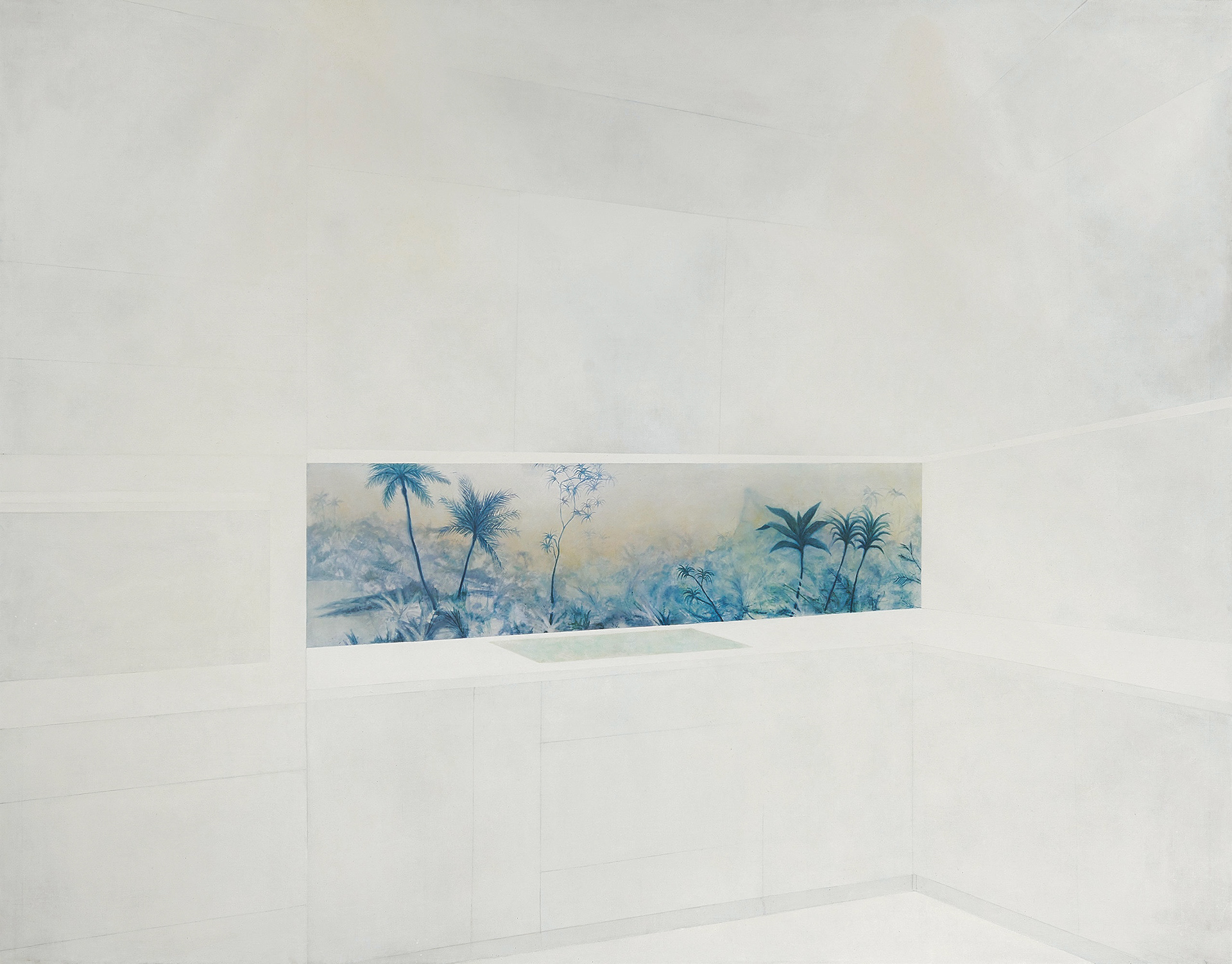 The Kitchen, oil on canvas, 180x230 cm, 2022/2023 / Kuchnia, olej na płótnie, 180x230 cm, 2022/2023