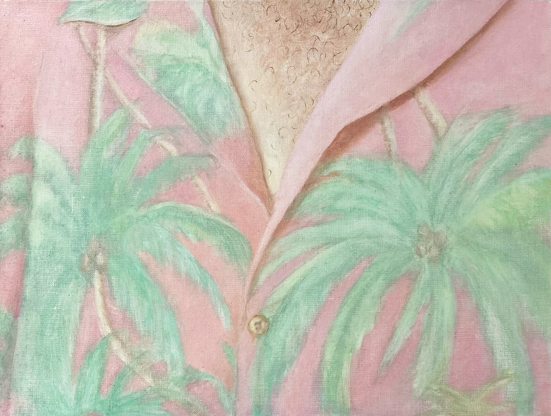 Via con me, oil on canvas, 30x40 cm, 2025 / Via con me, olej na płótnie, 30x40 cm, 2025