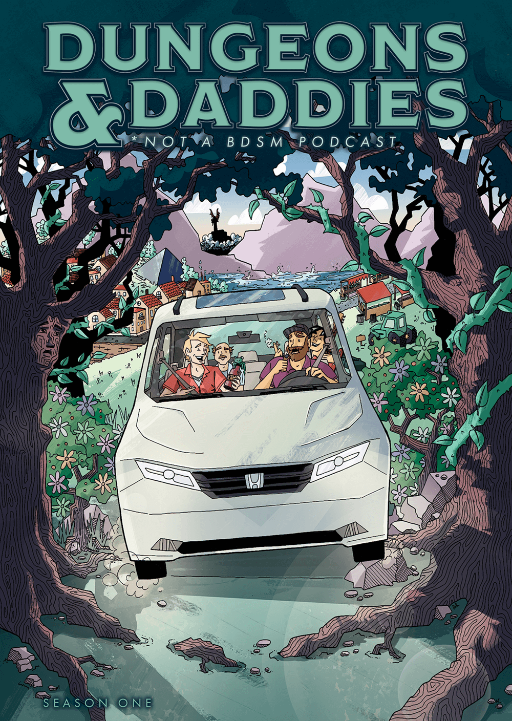 Dungeons and Daddies Podcast fan poster (2023)