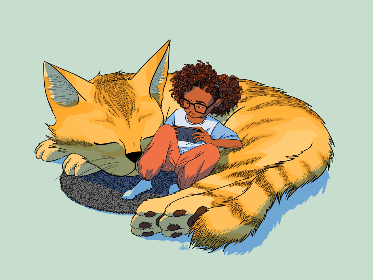 Chill Afternoon illustration (2021)