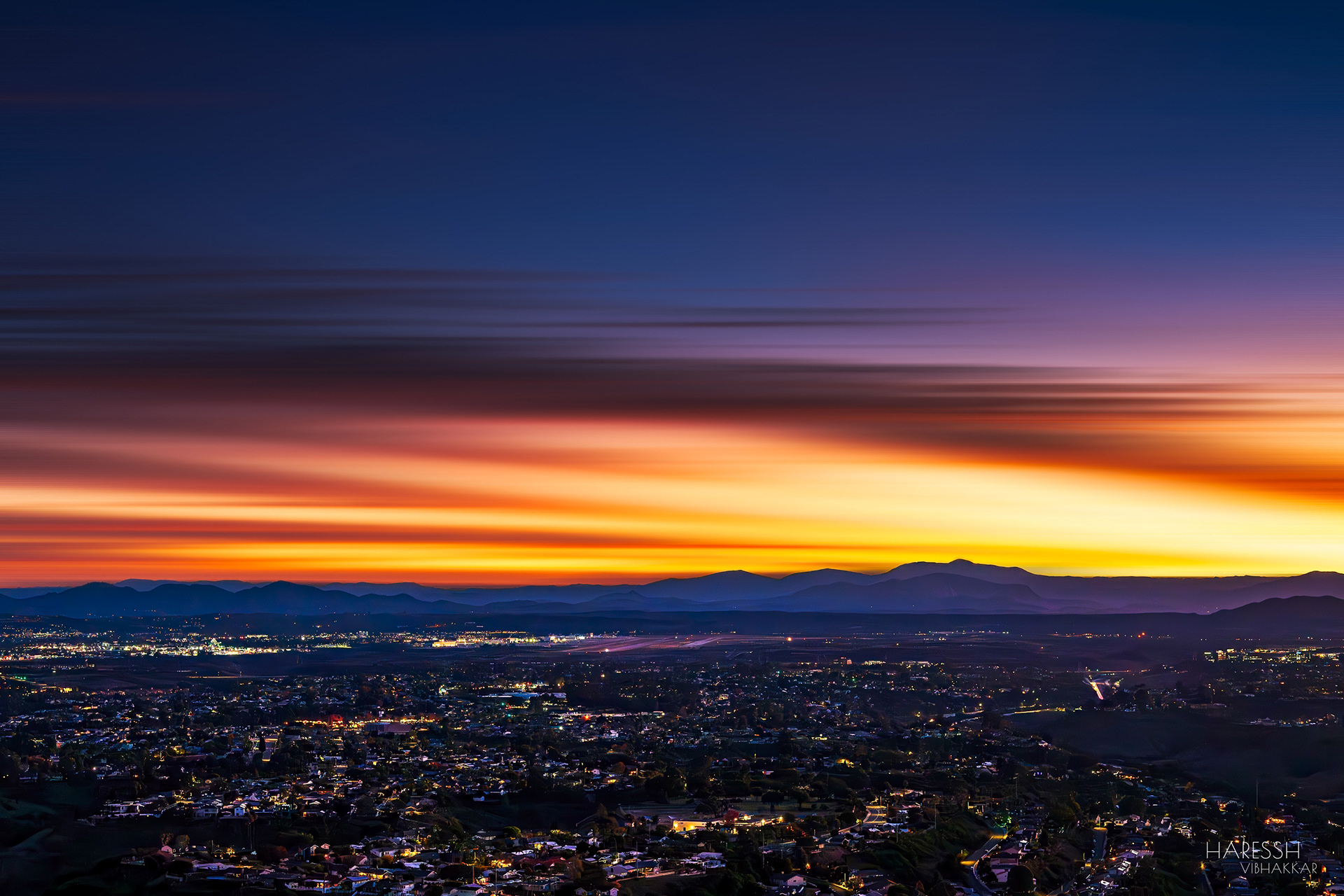 Sunrise from Mt. Soledad, San Diego, CA