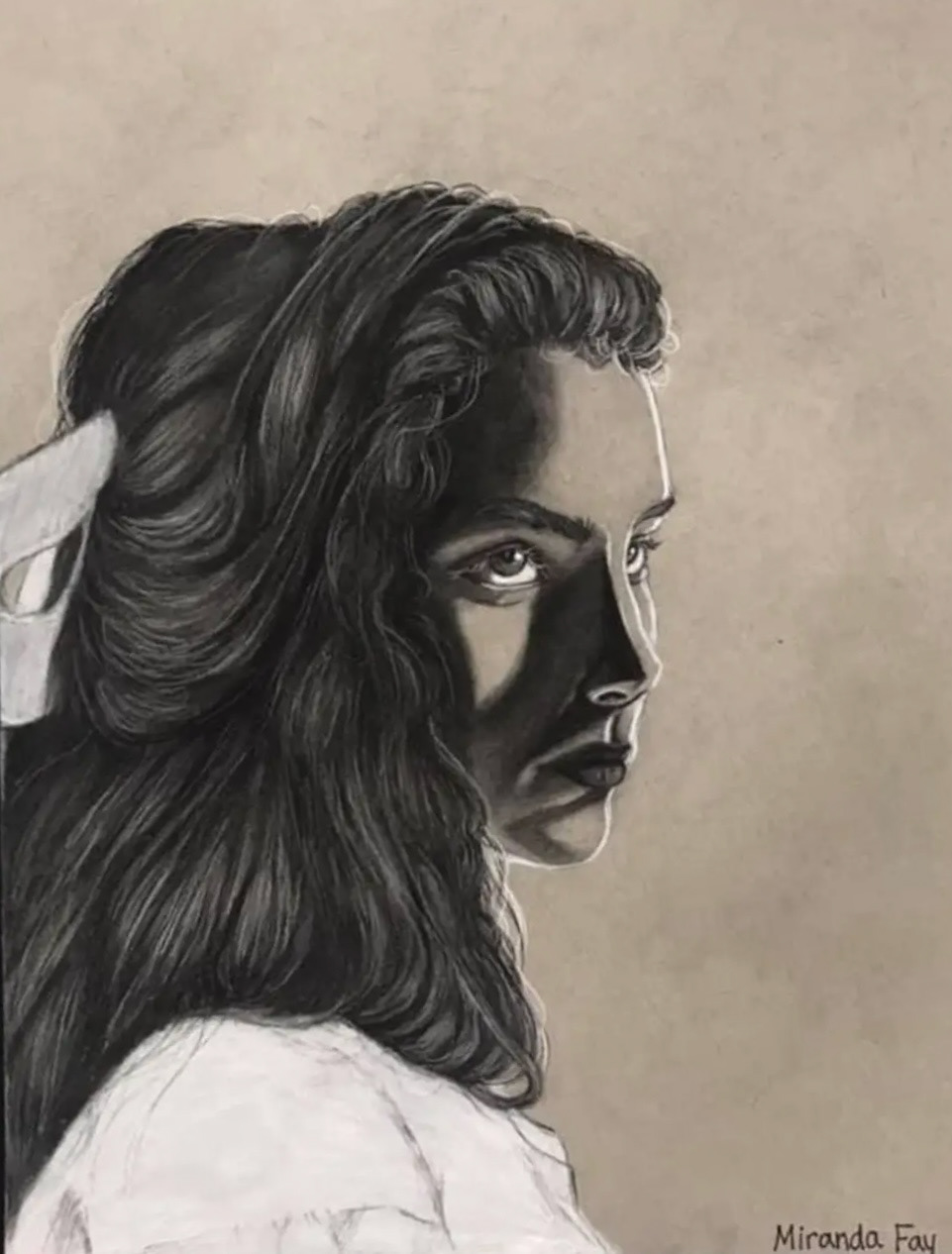 Charcoal drawing, 2021
