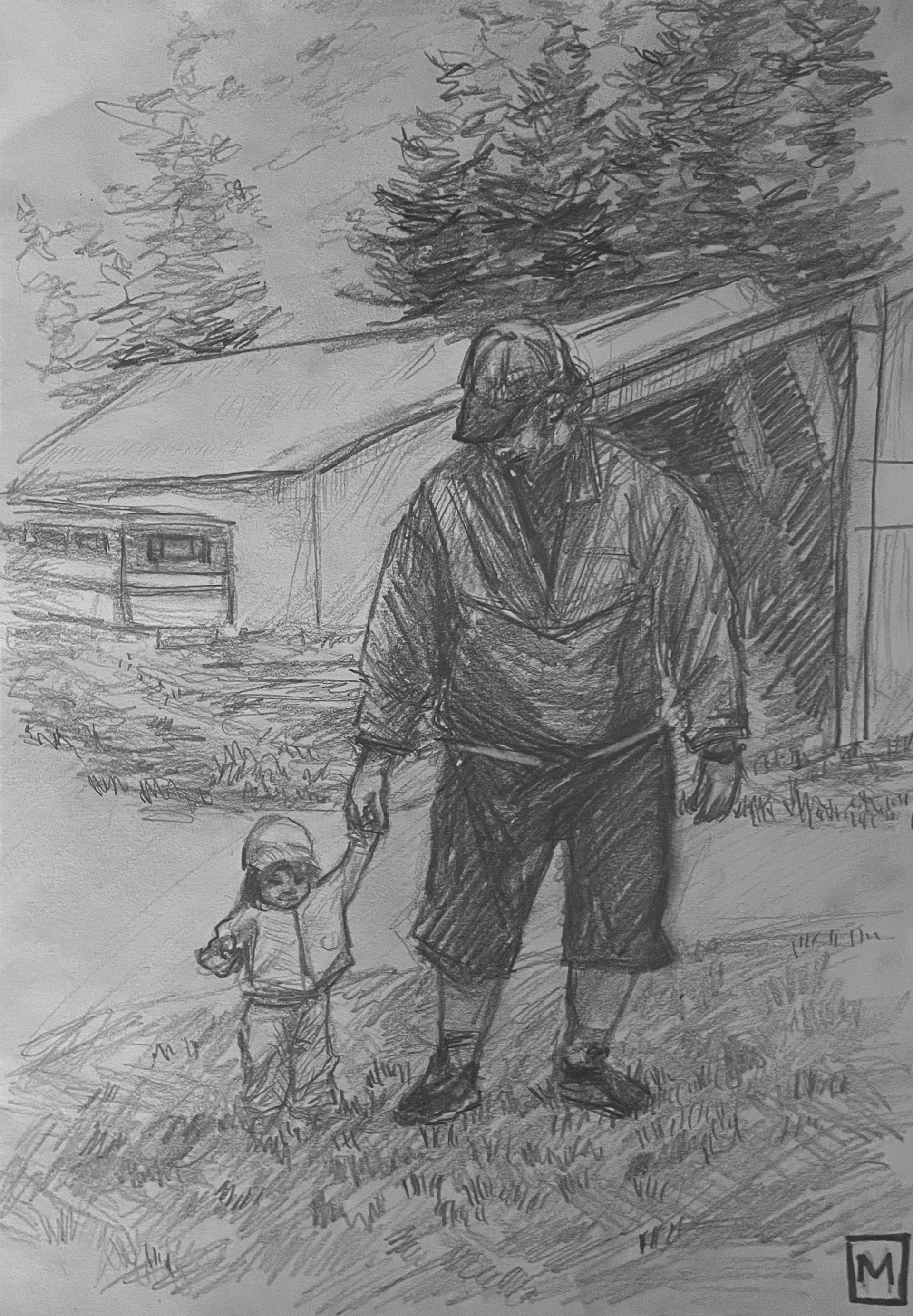 Pencil drawing, 2024