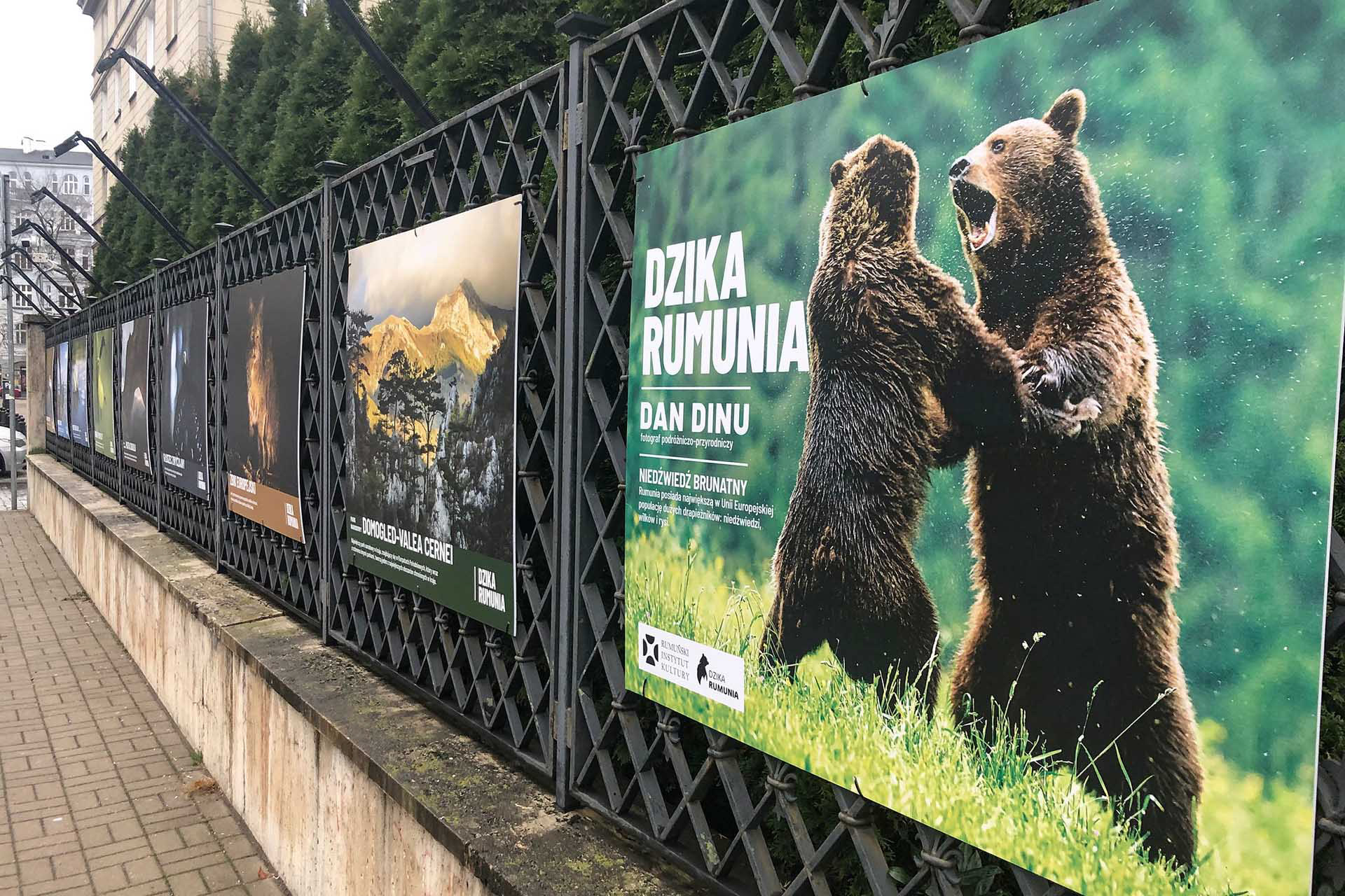 Outdoor exhibition in Poland