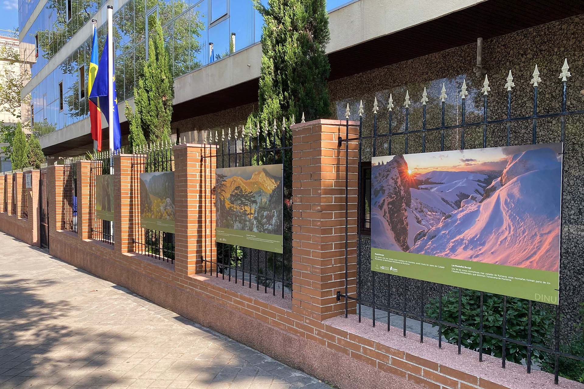 Outdoor exhibition in Spain