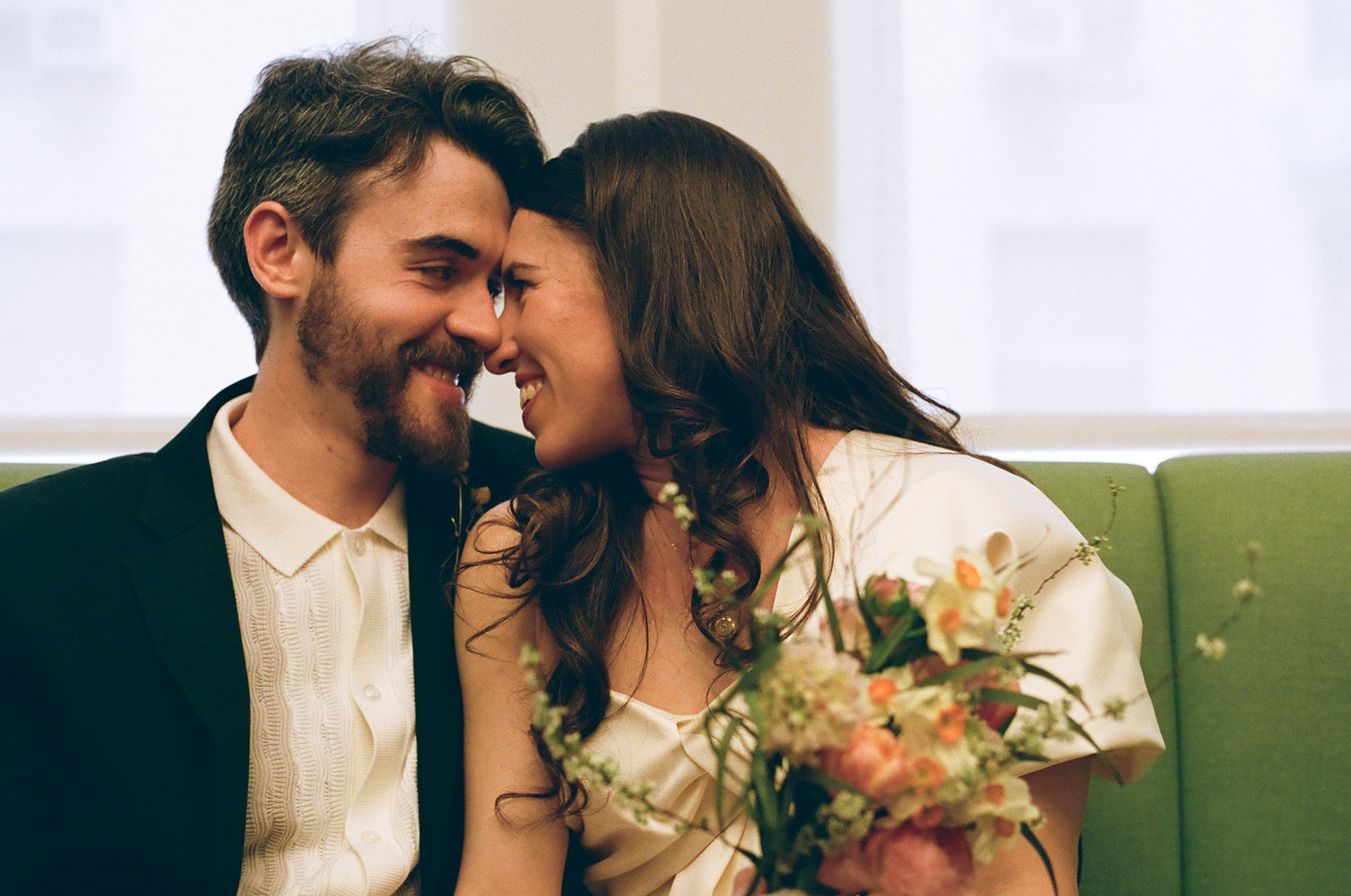 NYC Marriage Bureau Elopement on 35mm film