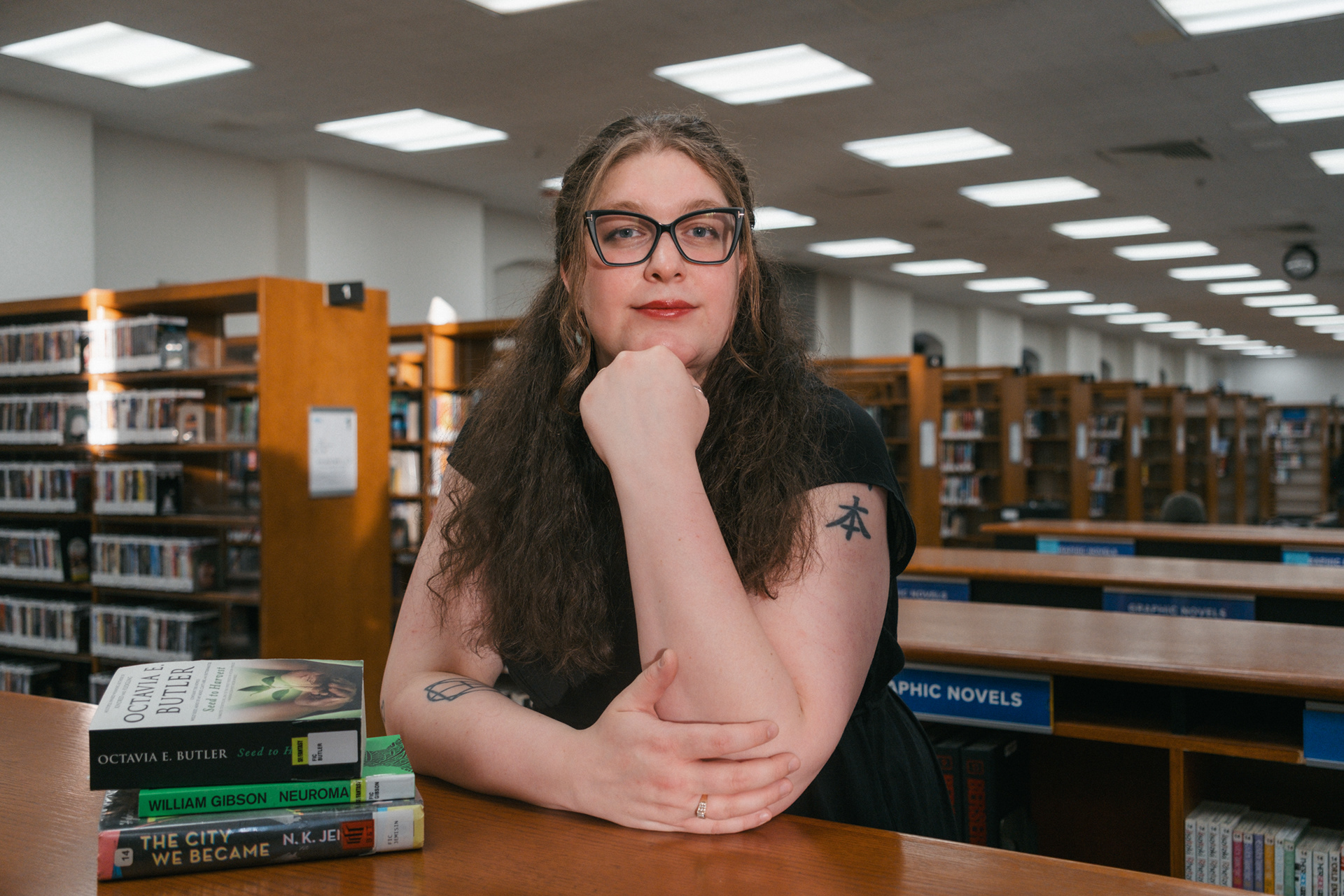 Queer author portraits at Brooklyn Public Library