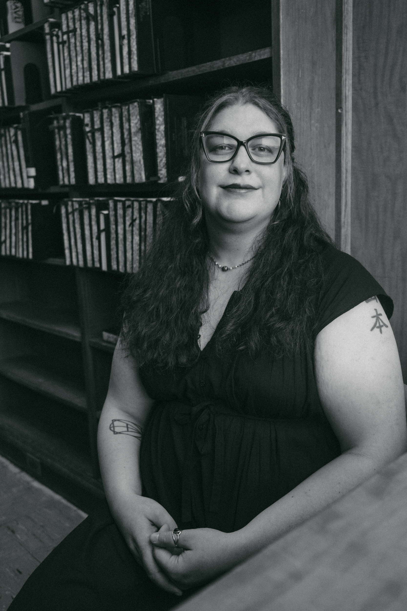 Creative author portrait in NYC