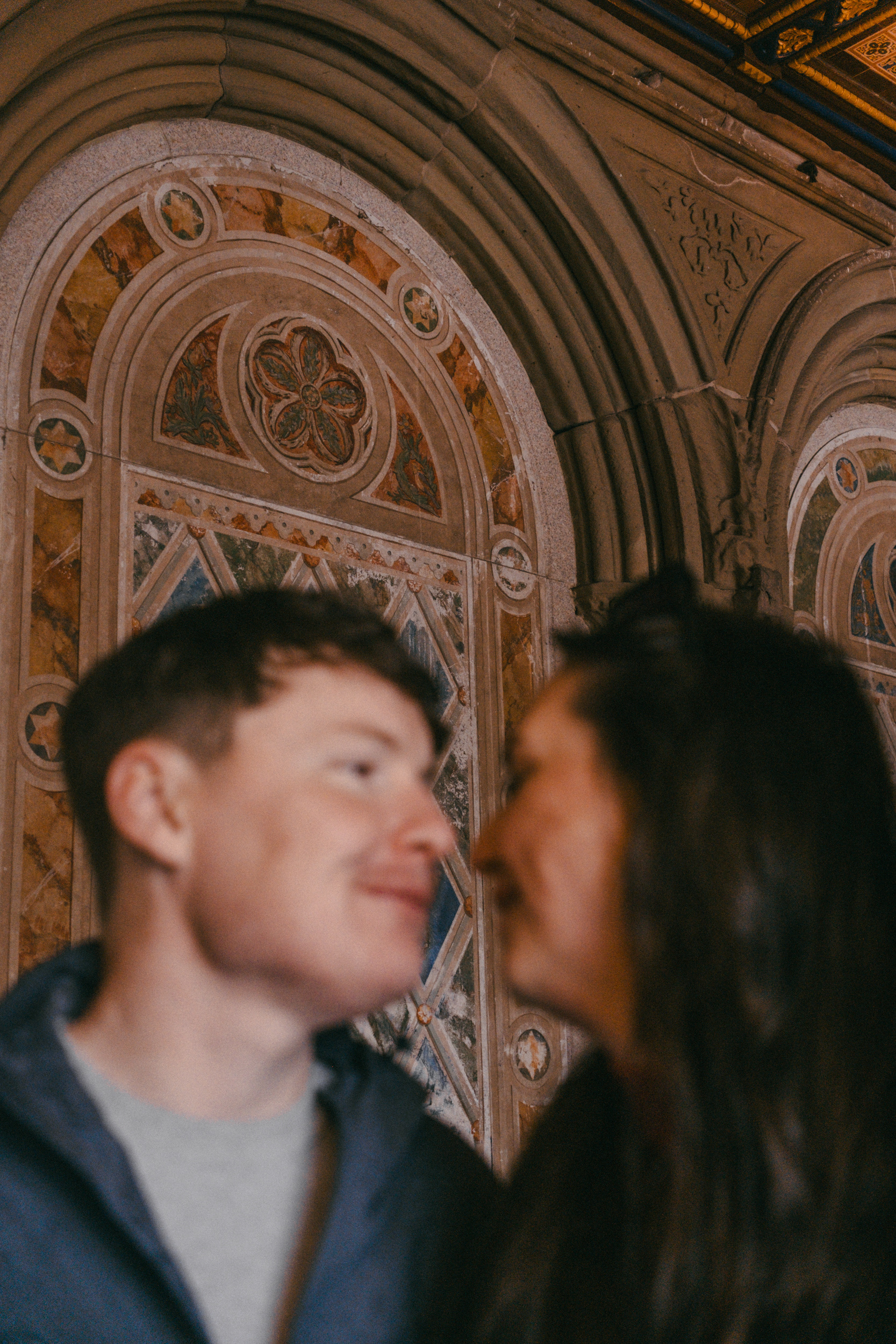 Couple at Bethesda Terrace