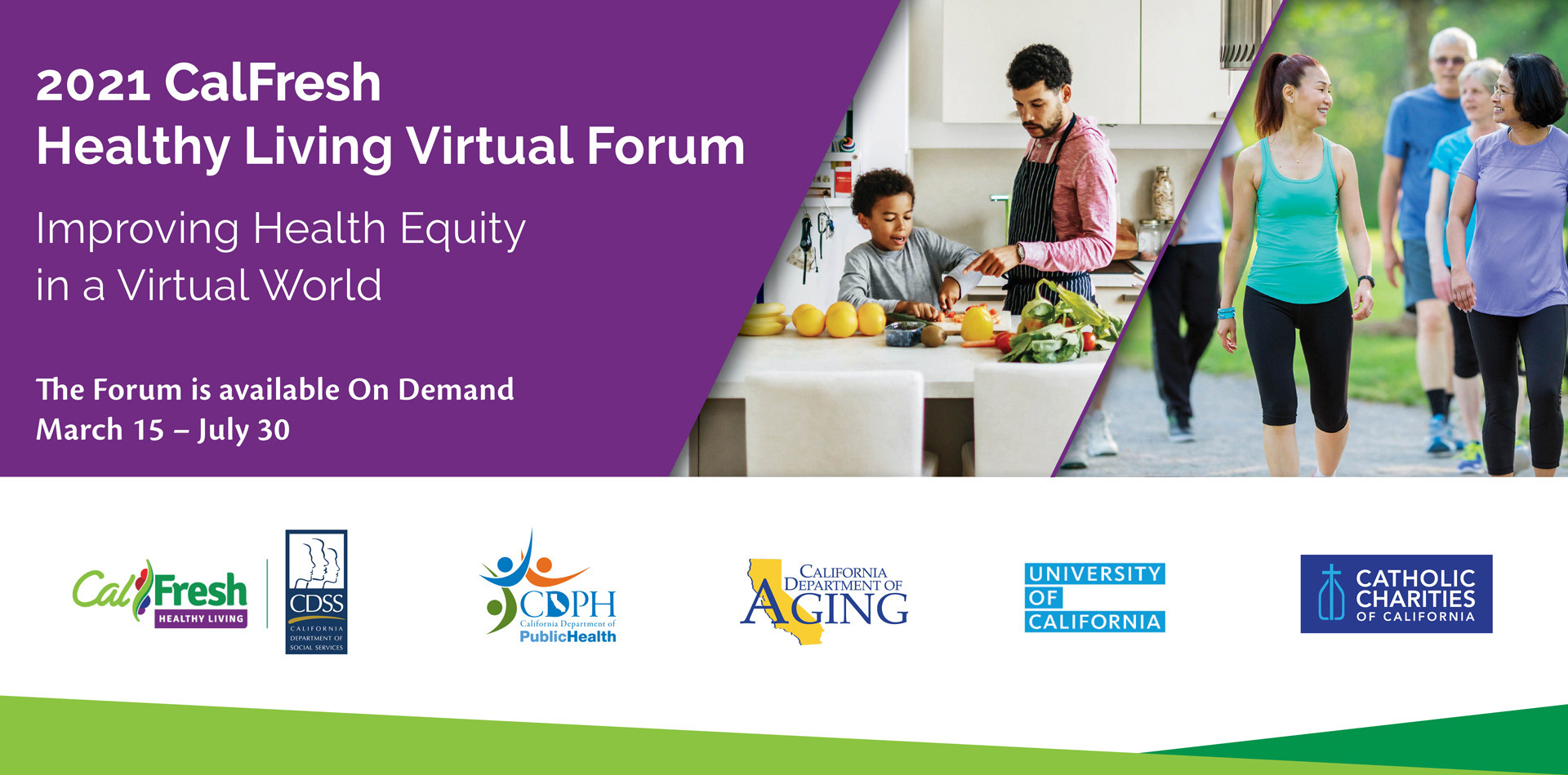 2021 CalFresh Healthy Living Forum Banner
