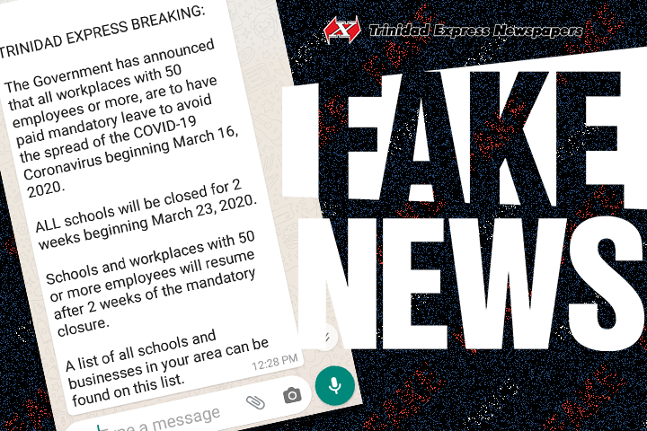 WhatsApp is a popular tool used by many but it has also become a vehicle for fake news to spread. The Express was caught in this web hence I created a graphic alongside the message that read "Fake News" to alert readers