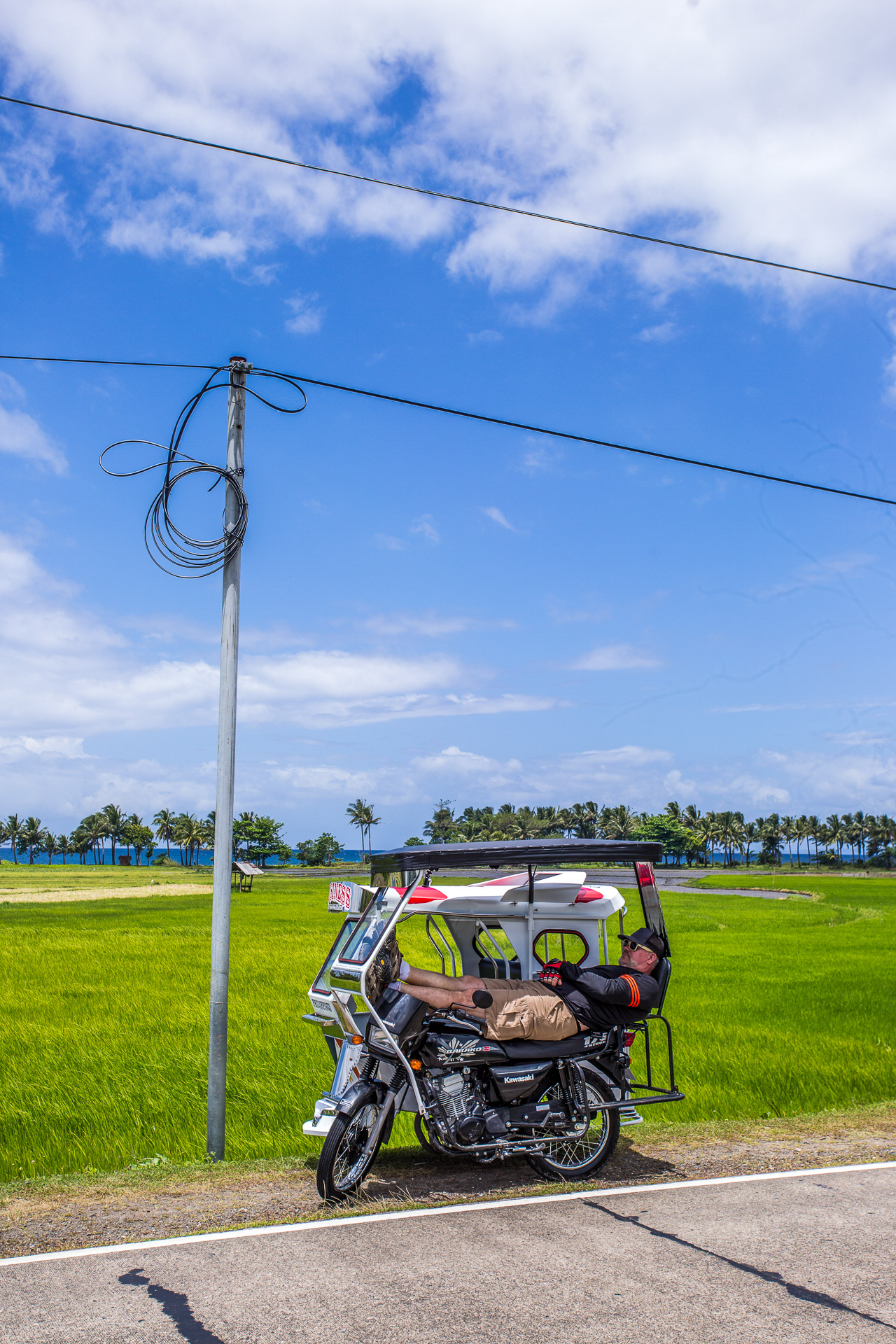 The trike took its toll on Claus, he found some workarounds.