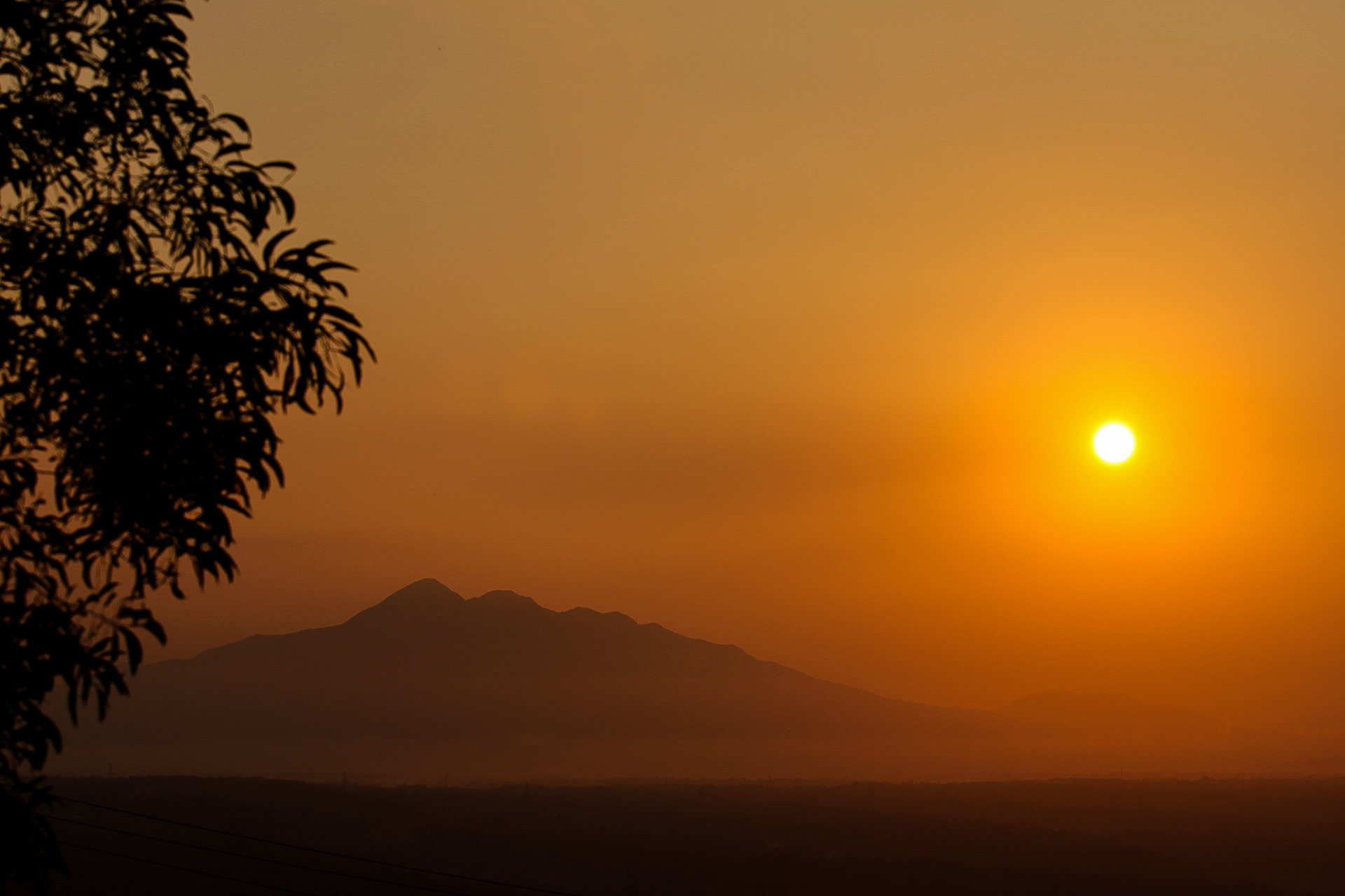 The Philippines is beautiful. Sunrise over Lake Taal.