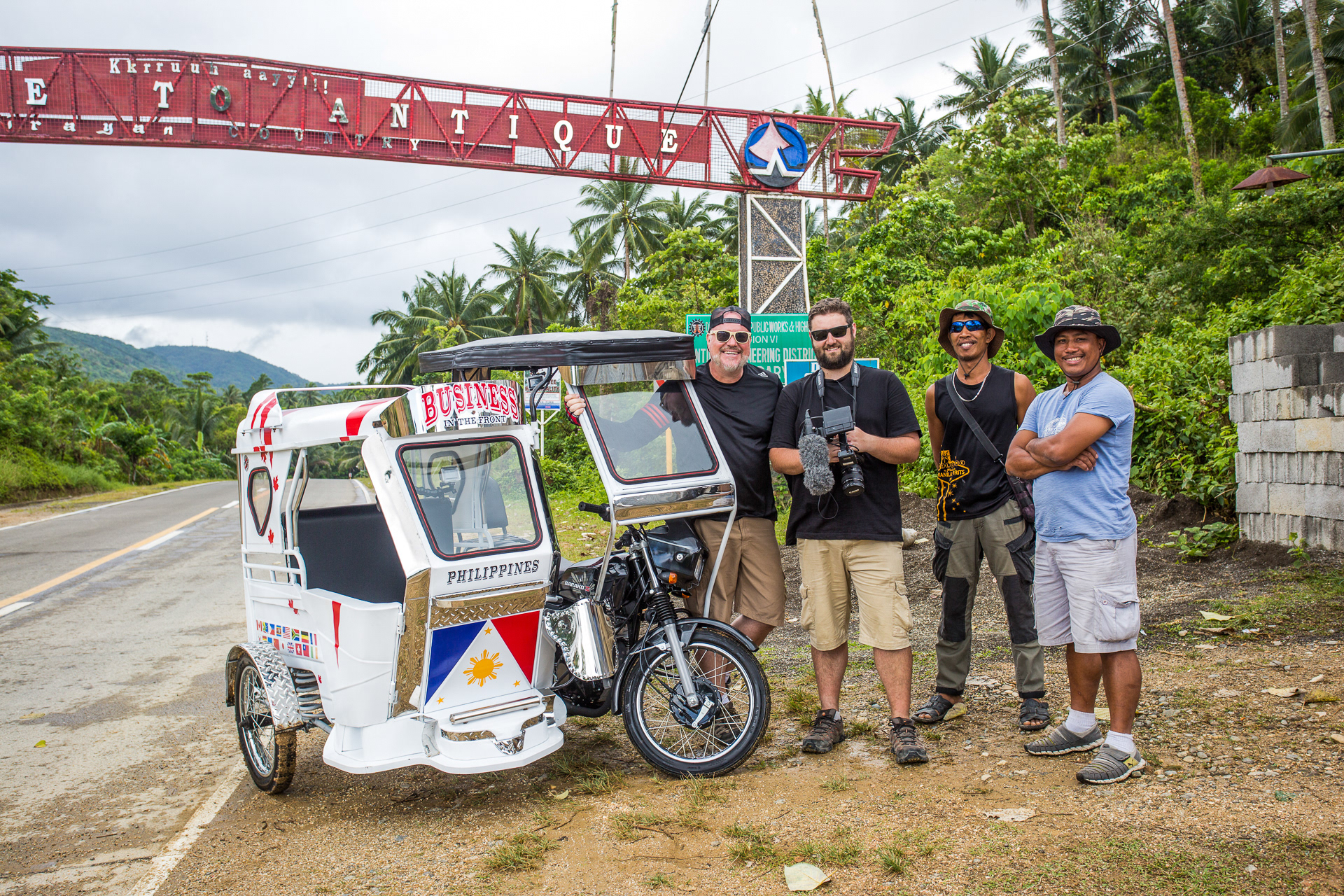 Nearing our destination of San Isidro in Antique.