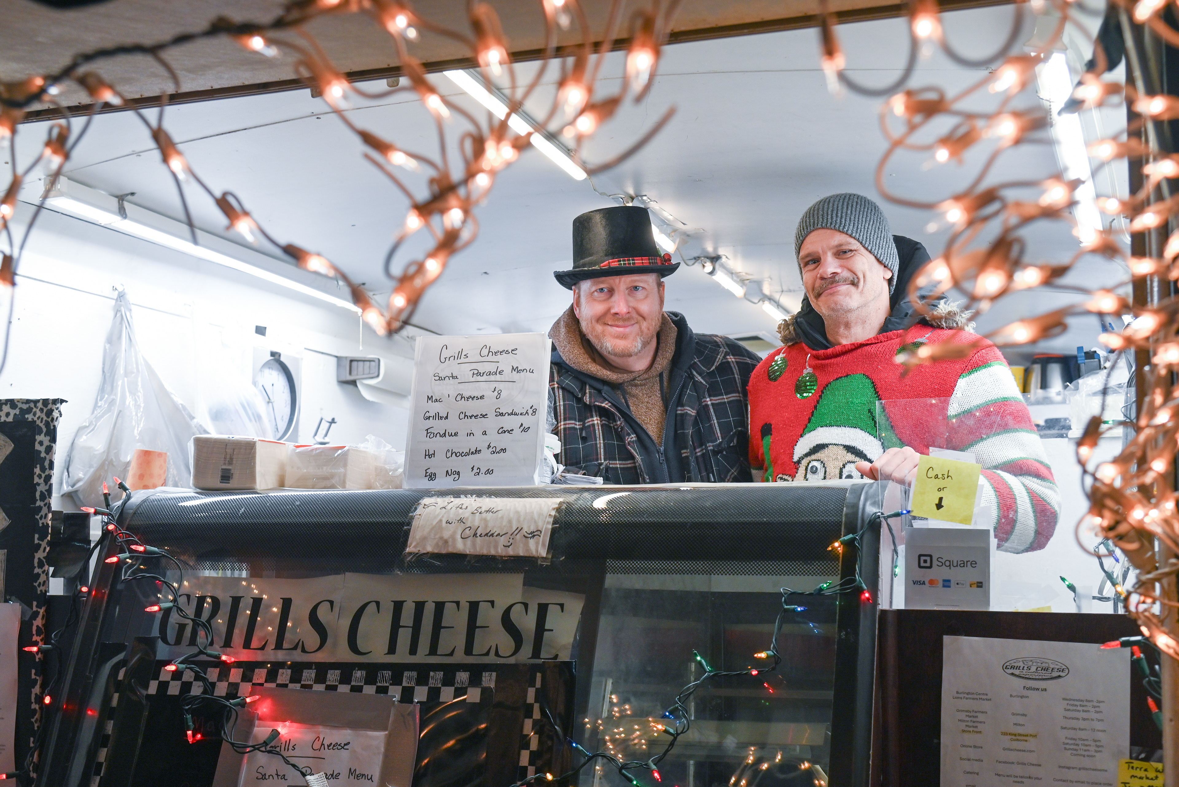 Grills Cheese at the Port Colborne Santa Clause Parade, 2025