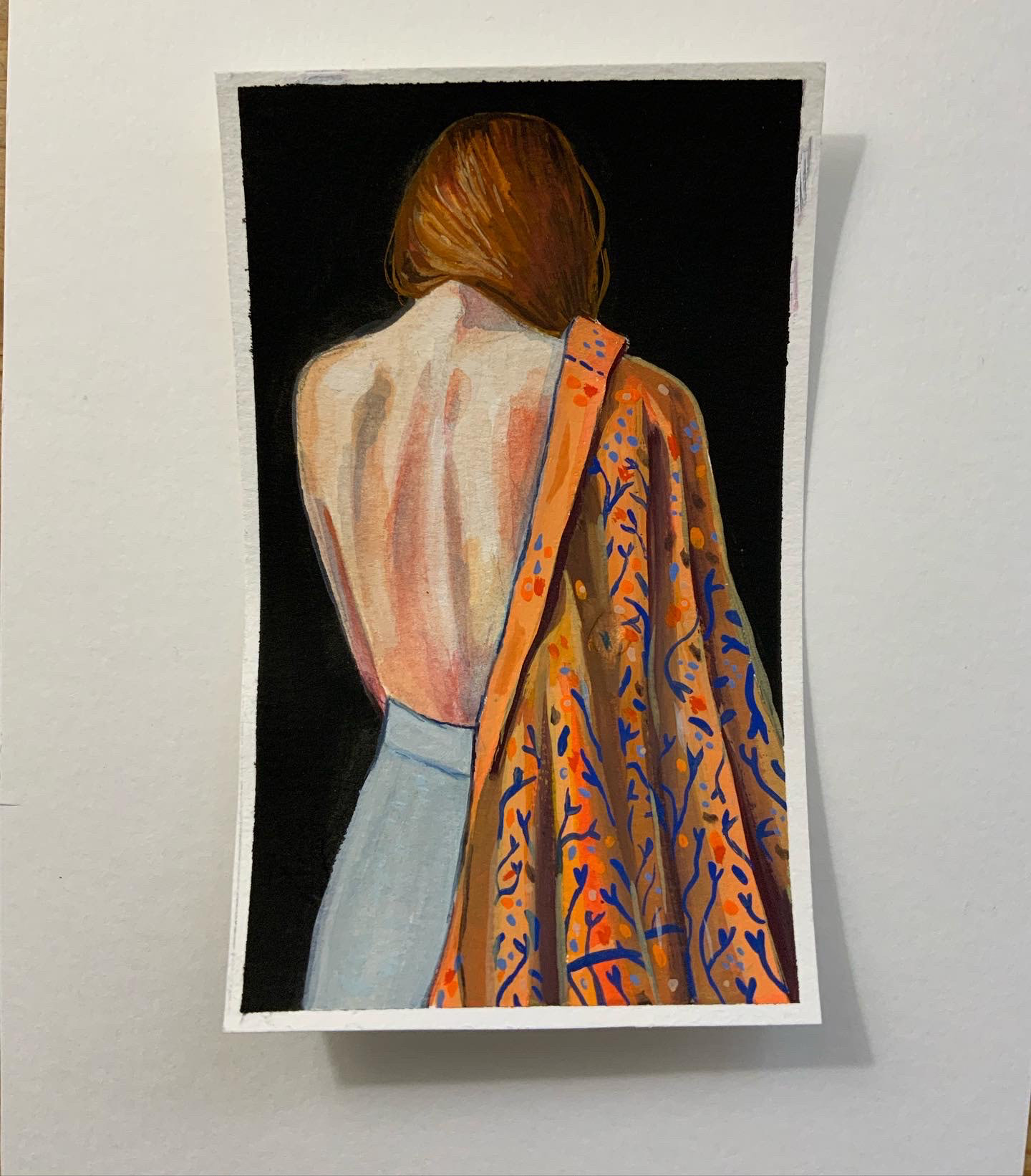 Cloak - Gouache