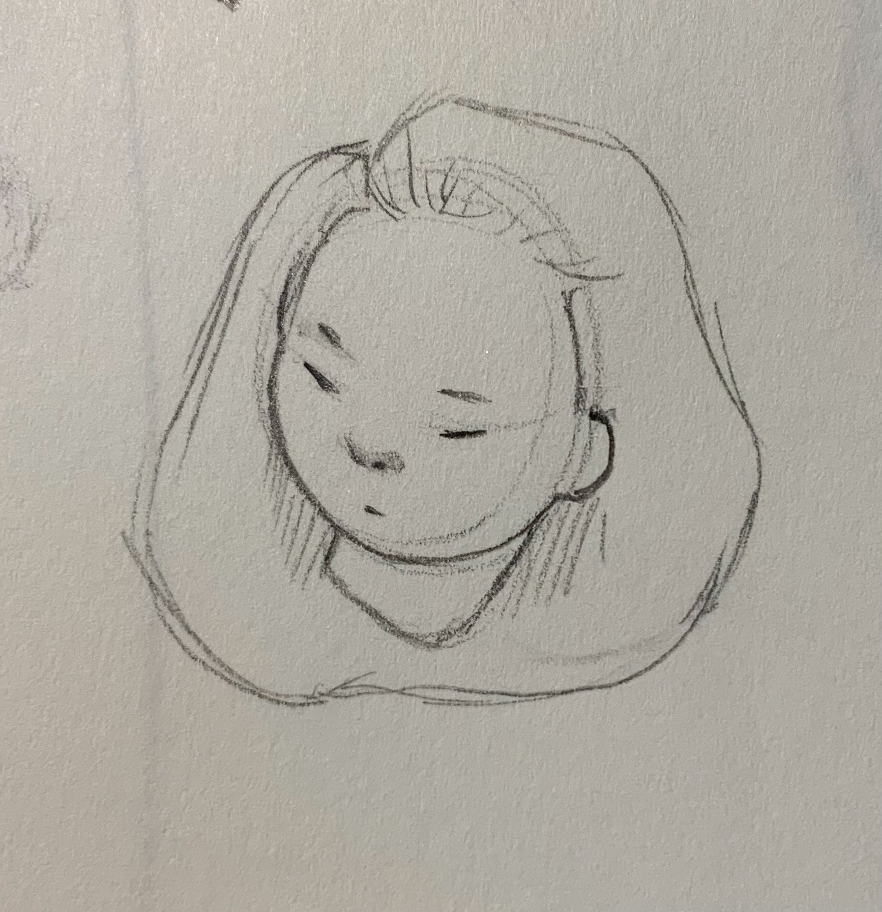 Girl sketch - pencil